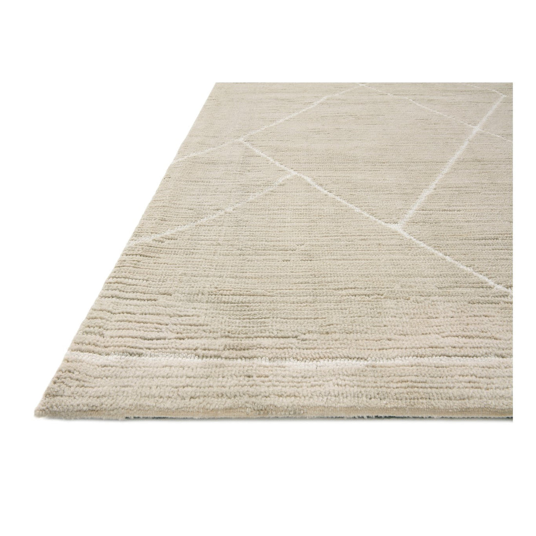 Logan Oatmeal White Rug