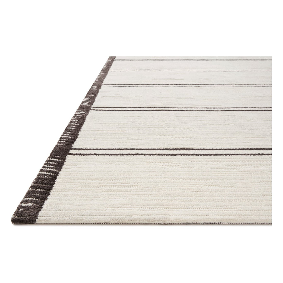 Logan White Mocha Rug