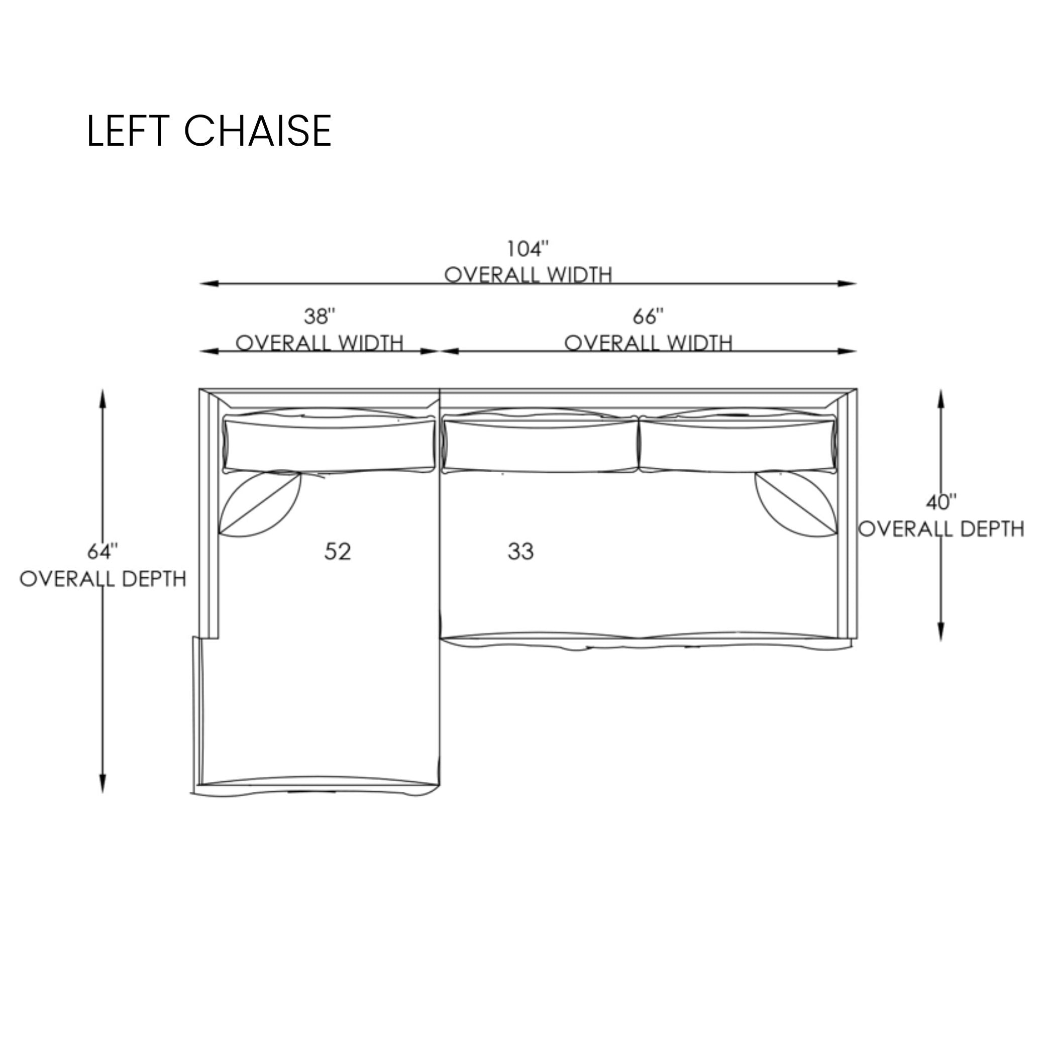 Sunday 2 Piece Sectional