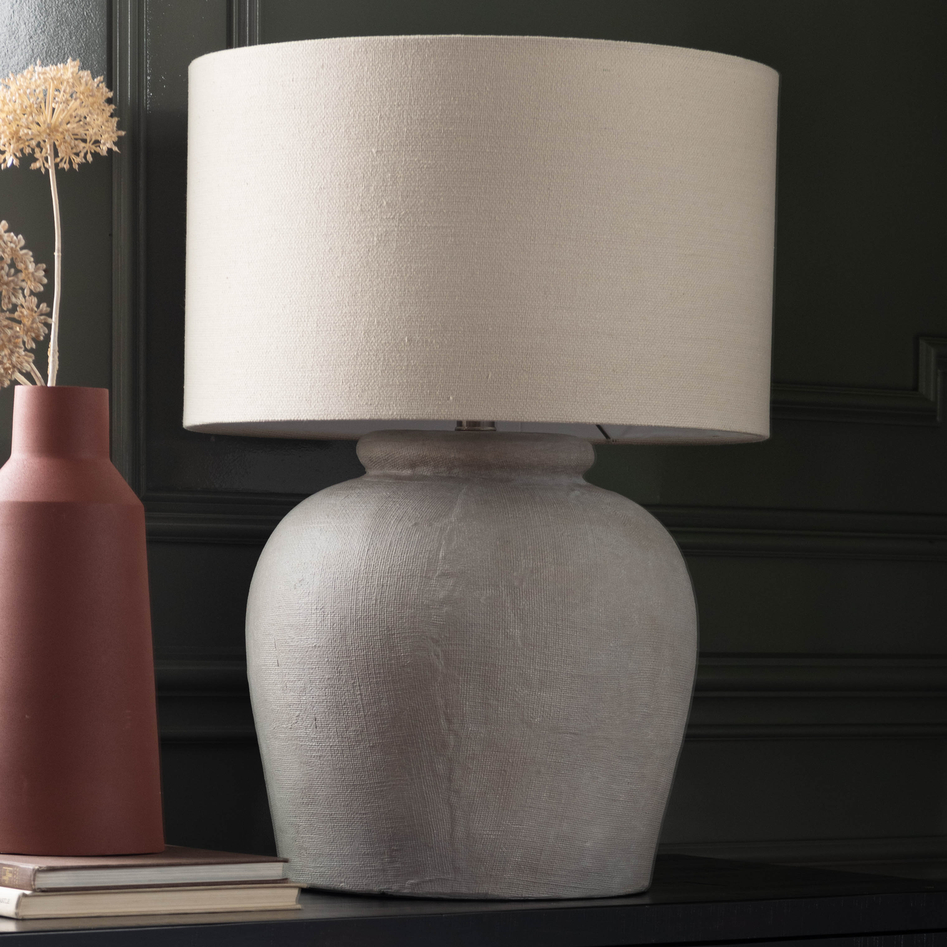 Cement Oversized Greenleigh Table Lamp
