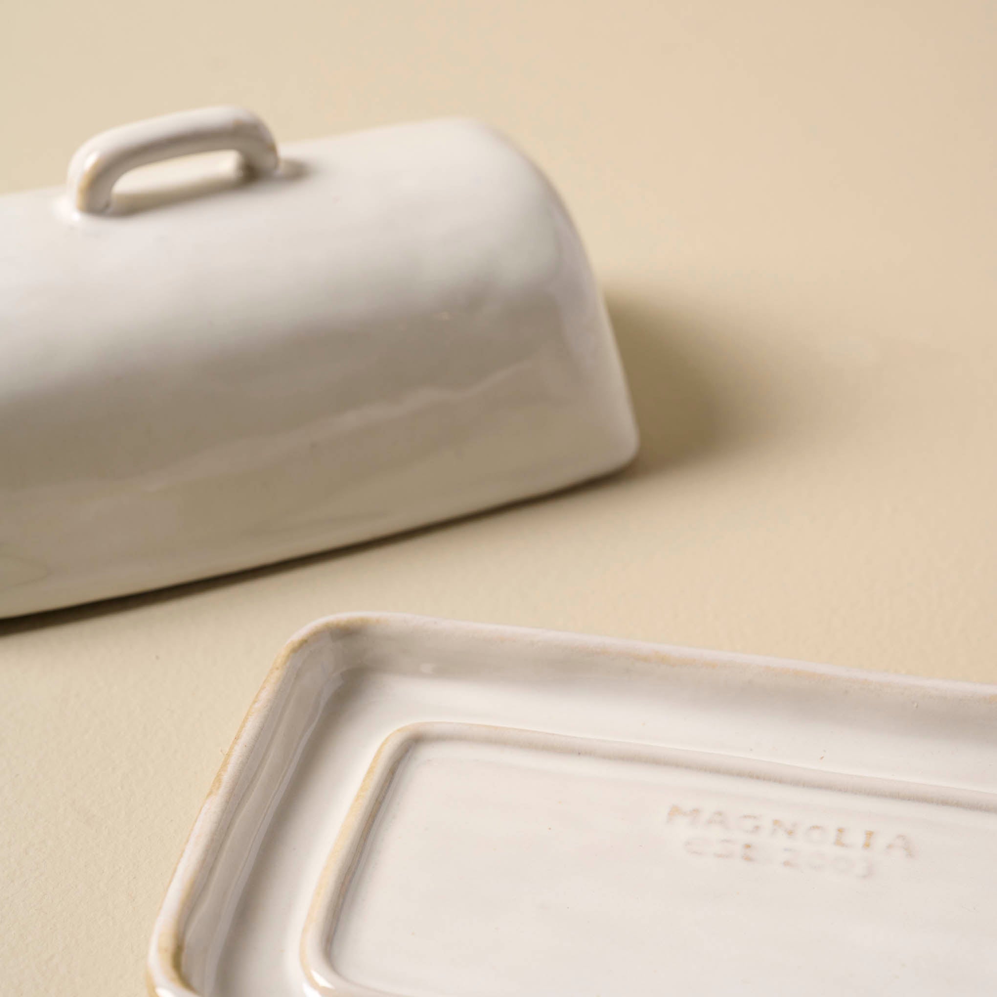 Magnolia Est. Ceramic Butter Dish