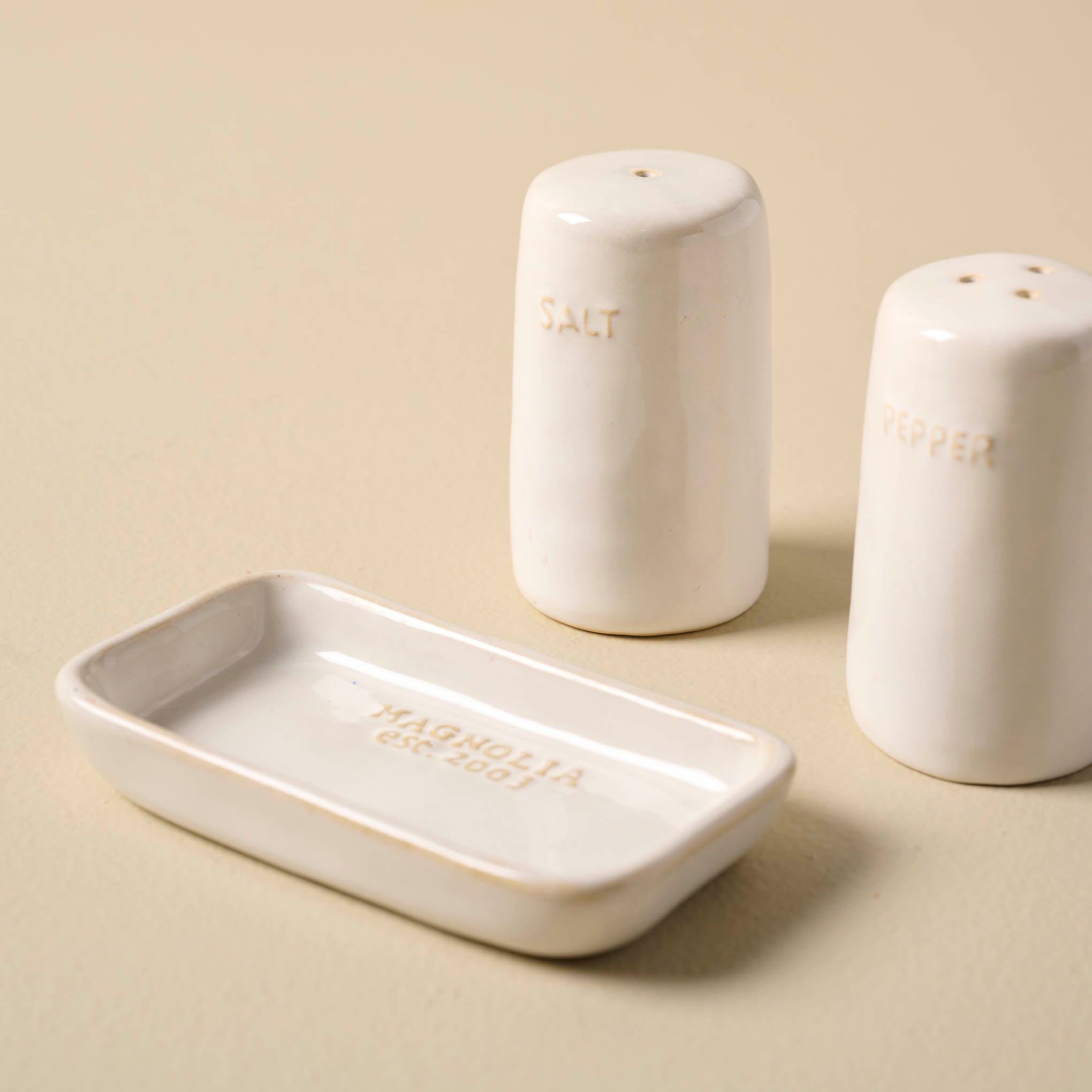 Magnolia Est. Salt and Pepper Shakers
