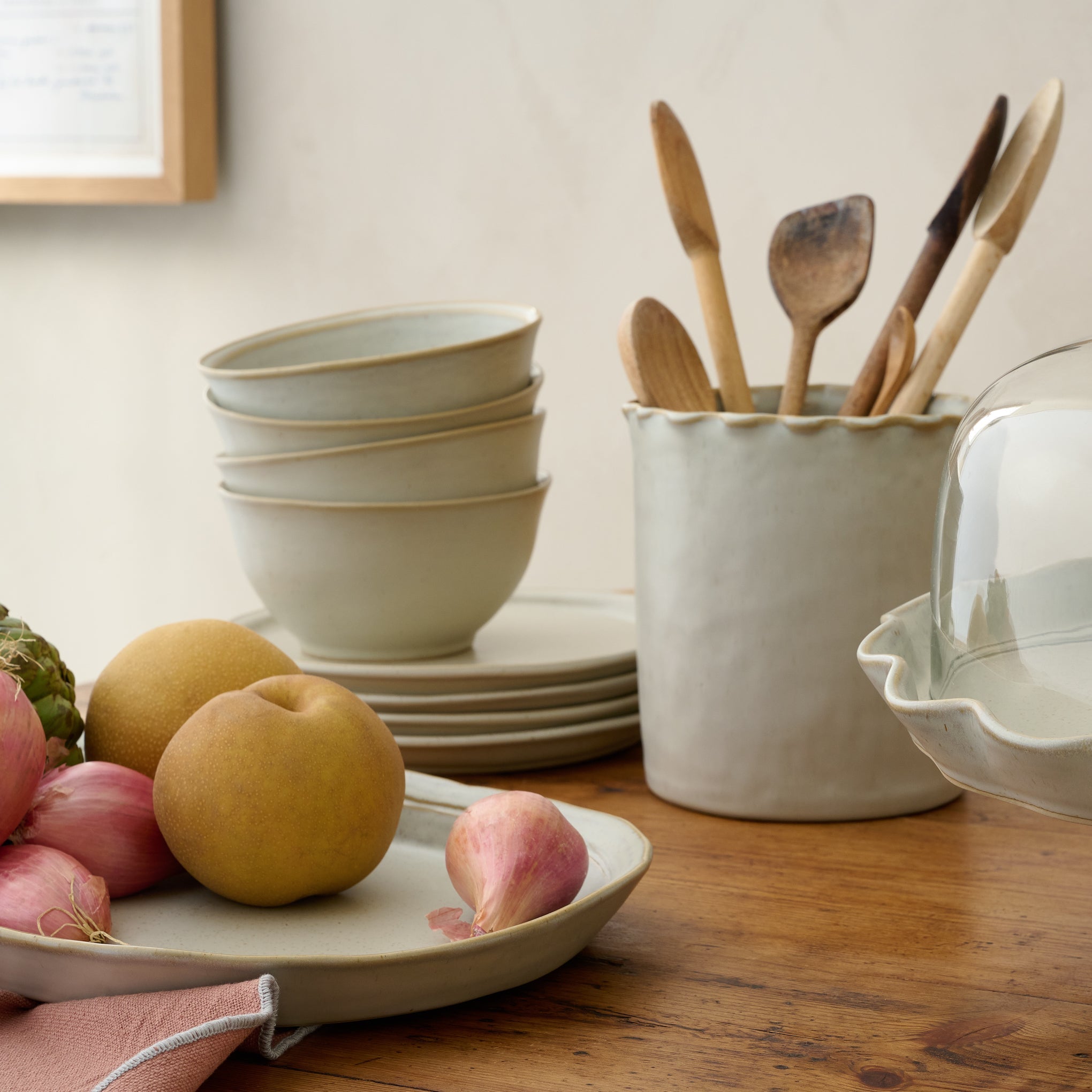 French Grey Serving Tray