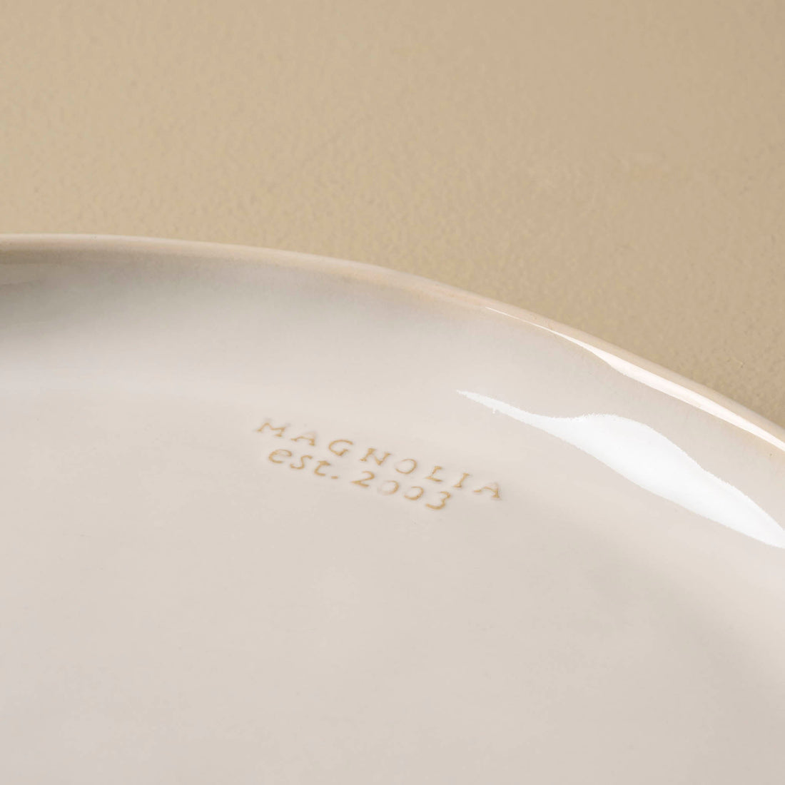Magnolia Est. Ceramic Round Platter