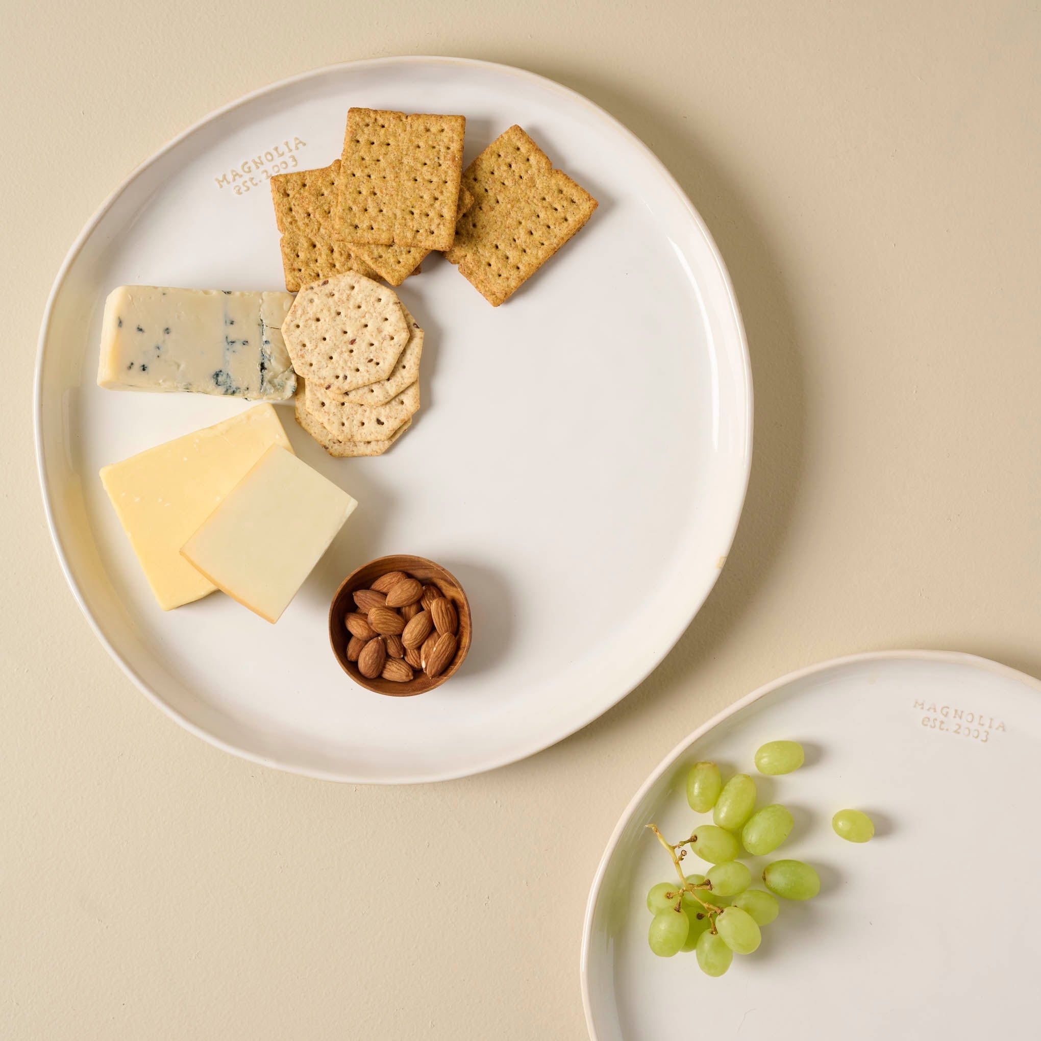 Magnolia Est. Ceramic Round Platter