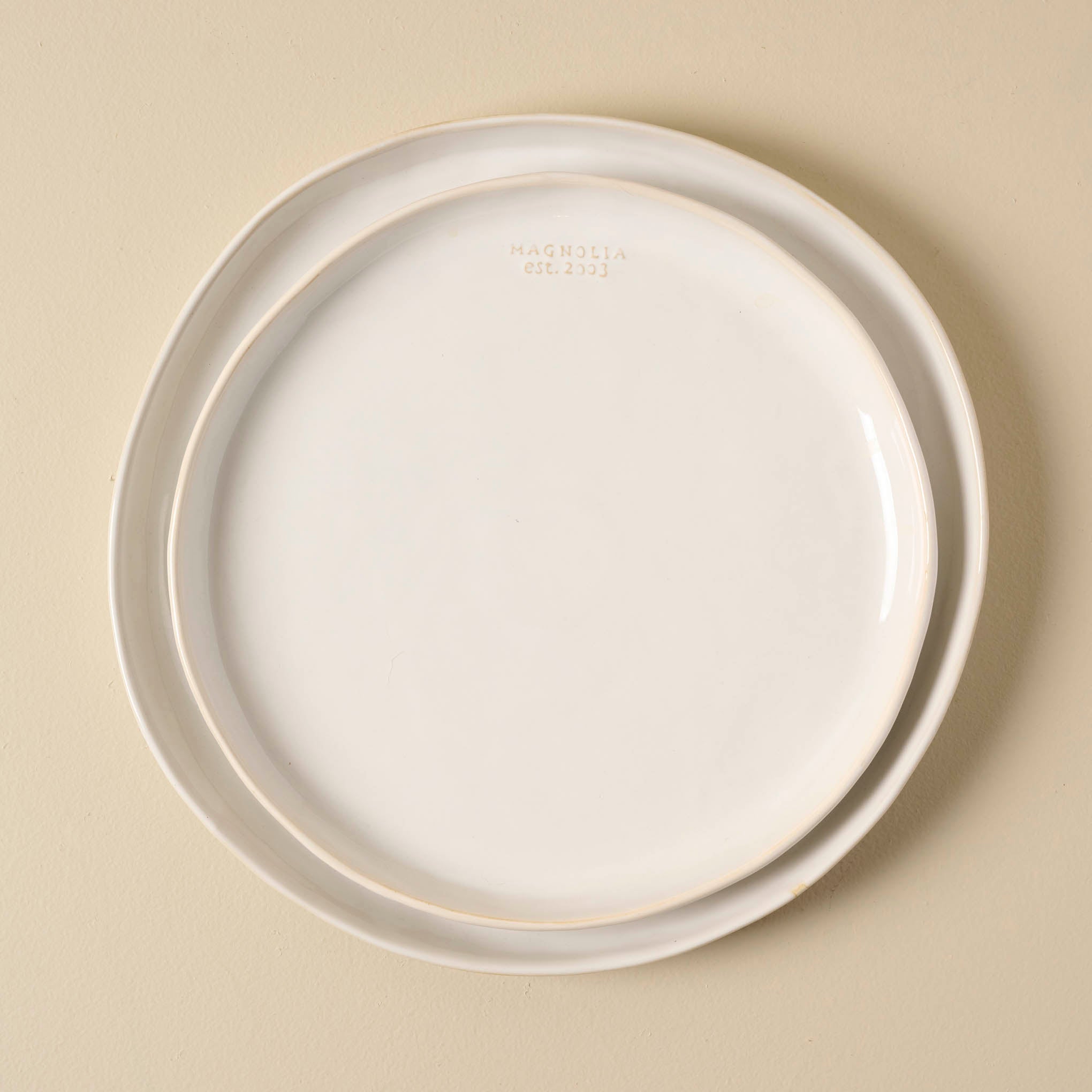 Magnolia Est. Ceramic Round Platter