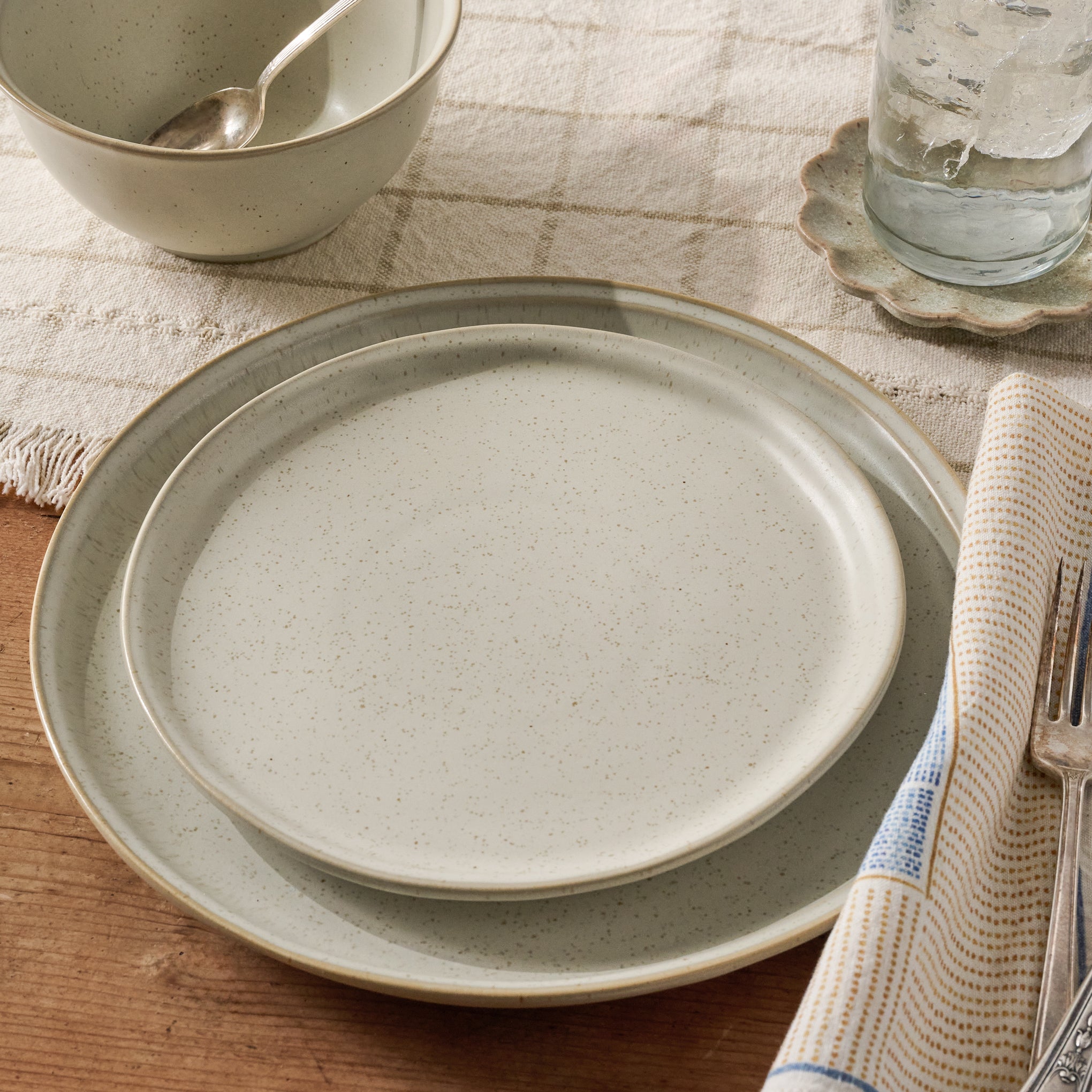 French Grey Plate