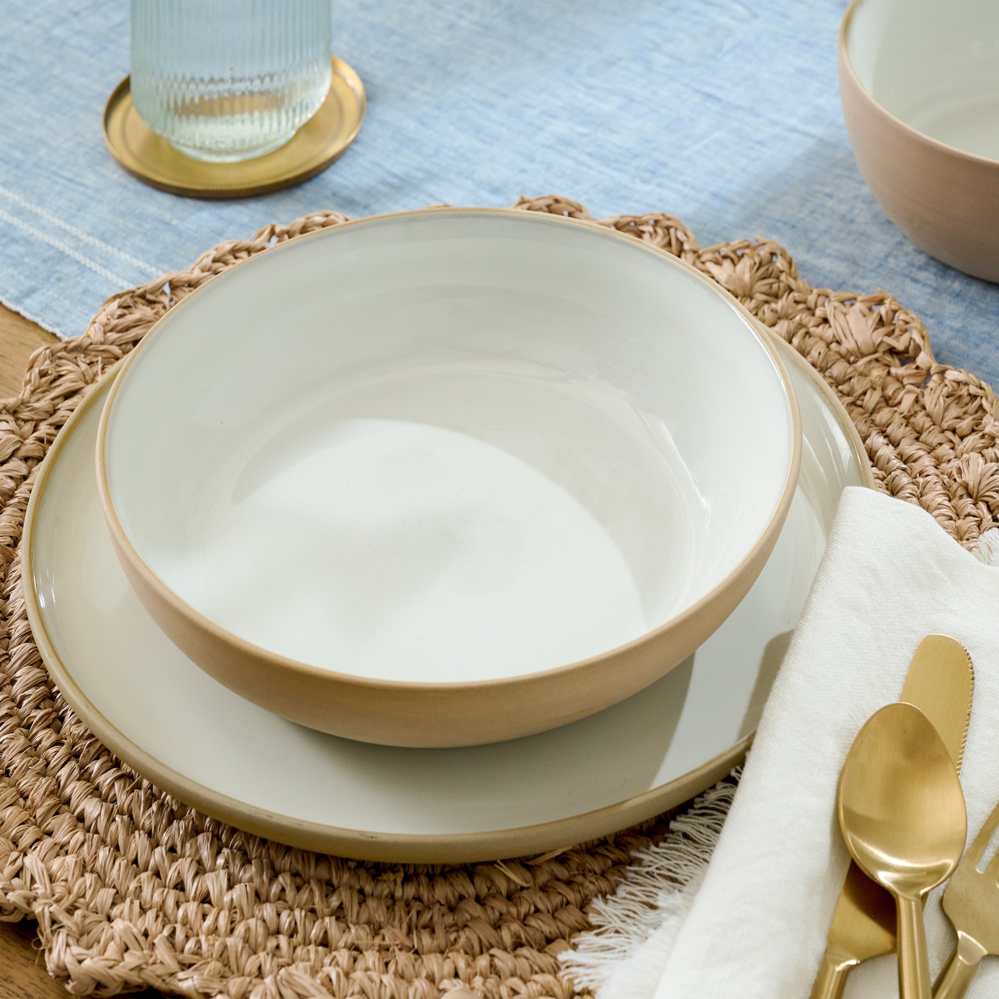 Stone White Lakelynn Pasta Bowl