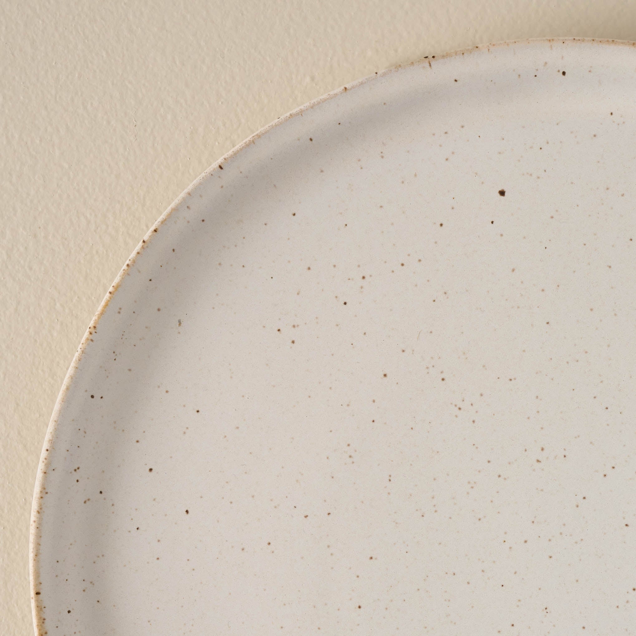 French White Speckle Plate