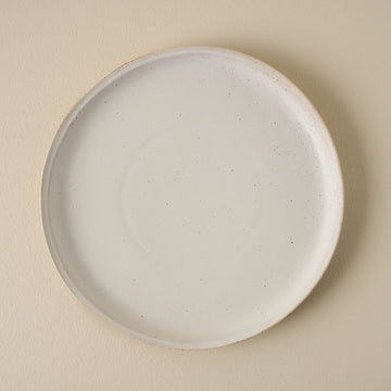 French White Speckle Plate