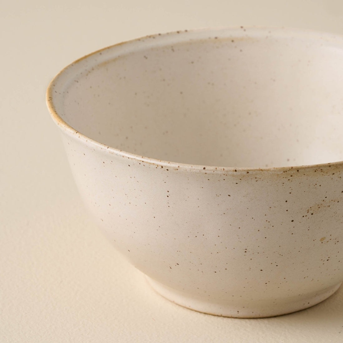 French White Speckle Cereal Bowl