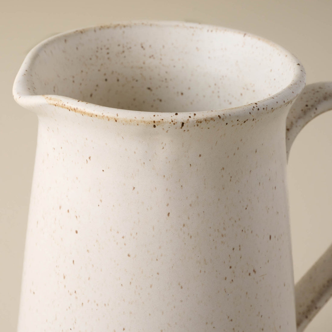 French White Speckle Pitcher