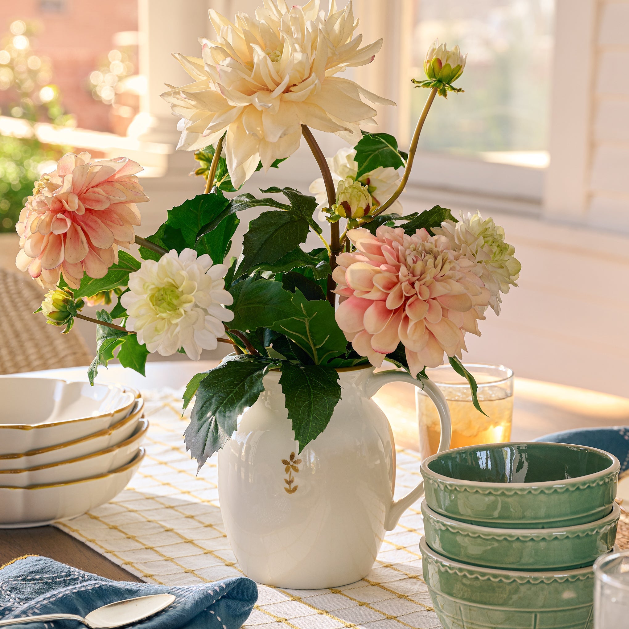Luna Floral Pitcher