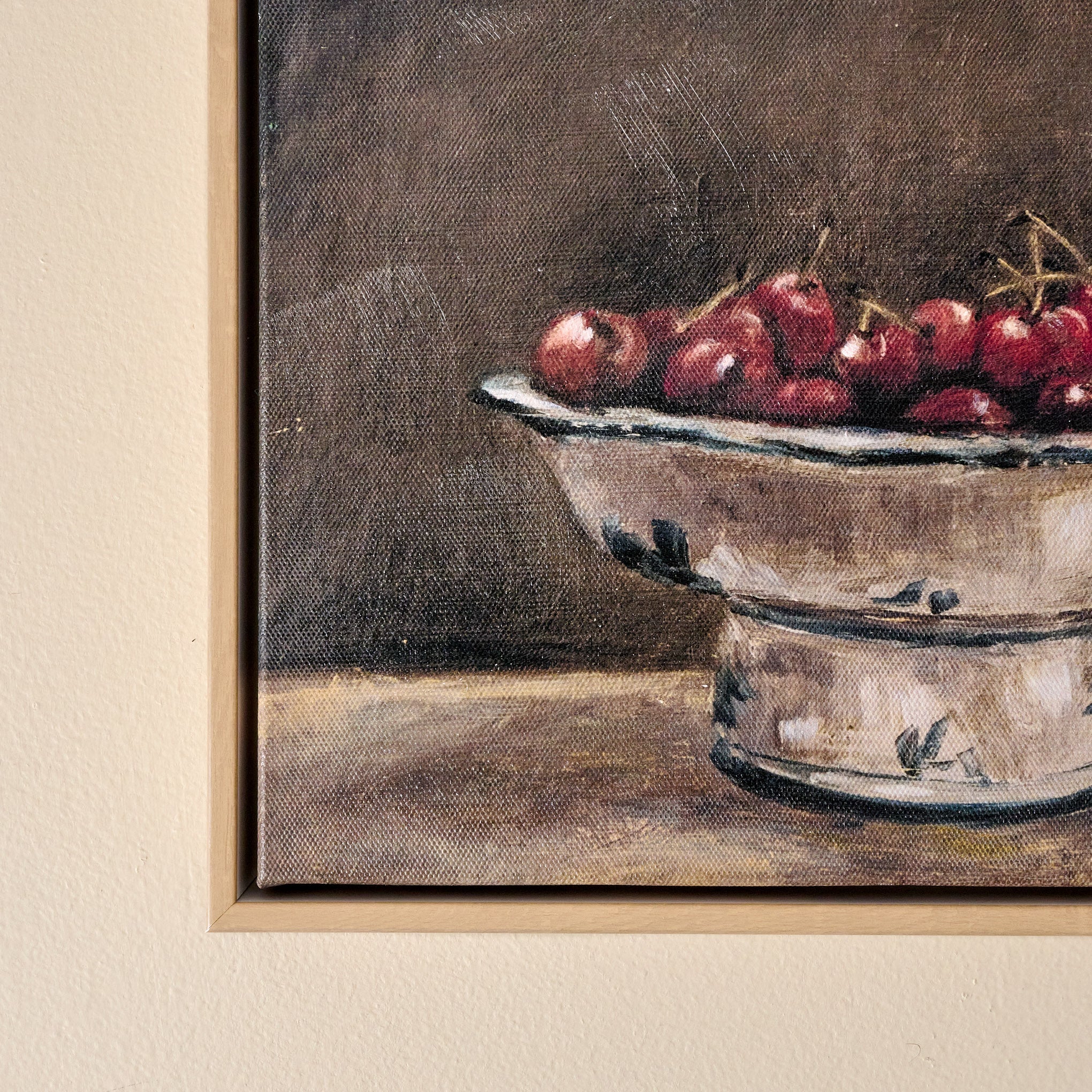 Still Life Bowl of Cherries