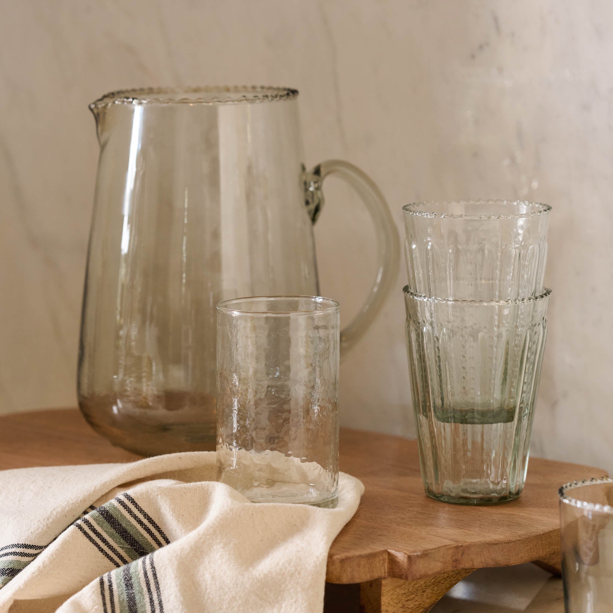 Rustic Glass Tumbler