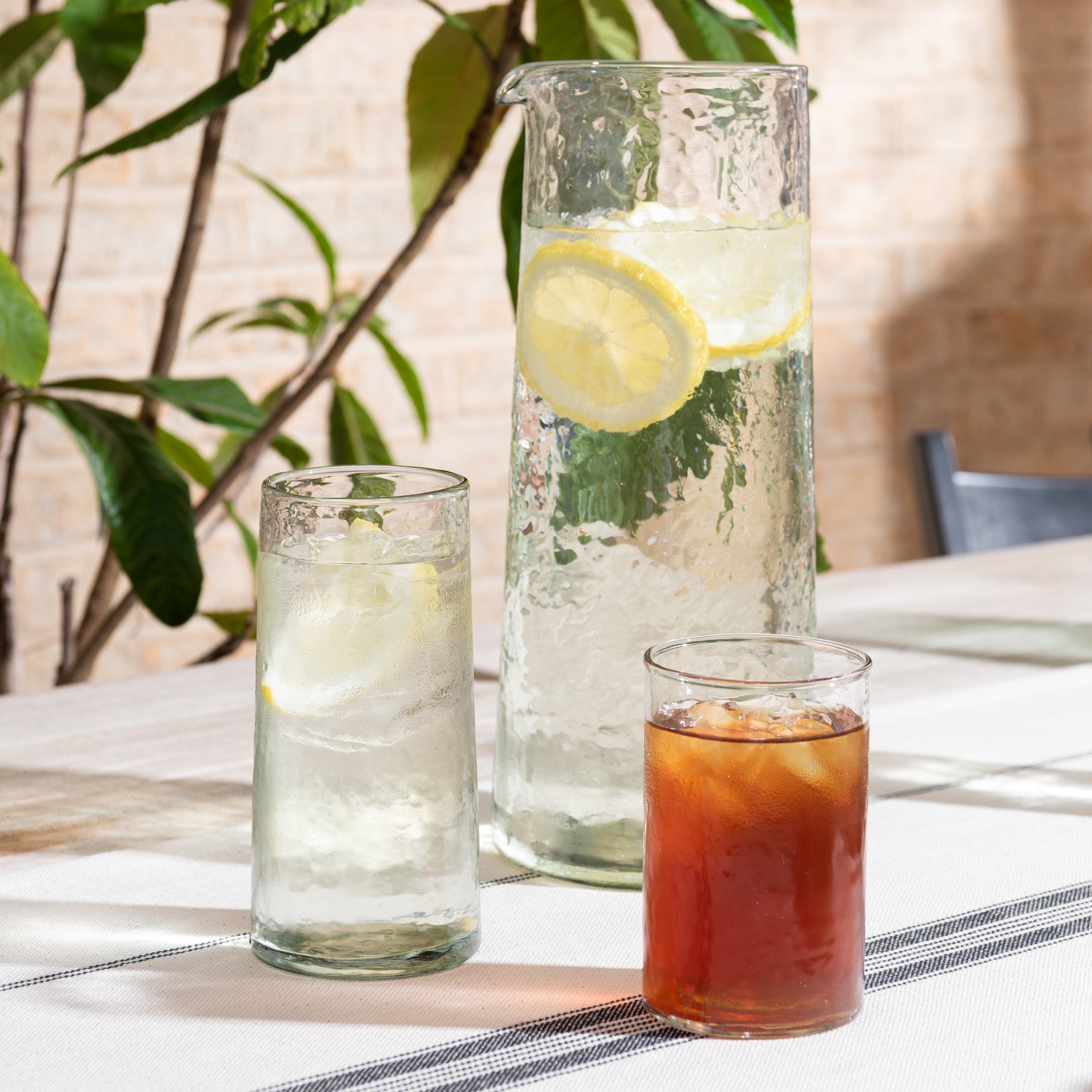 Rustic Glass Tumbler