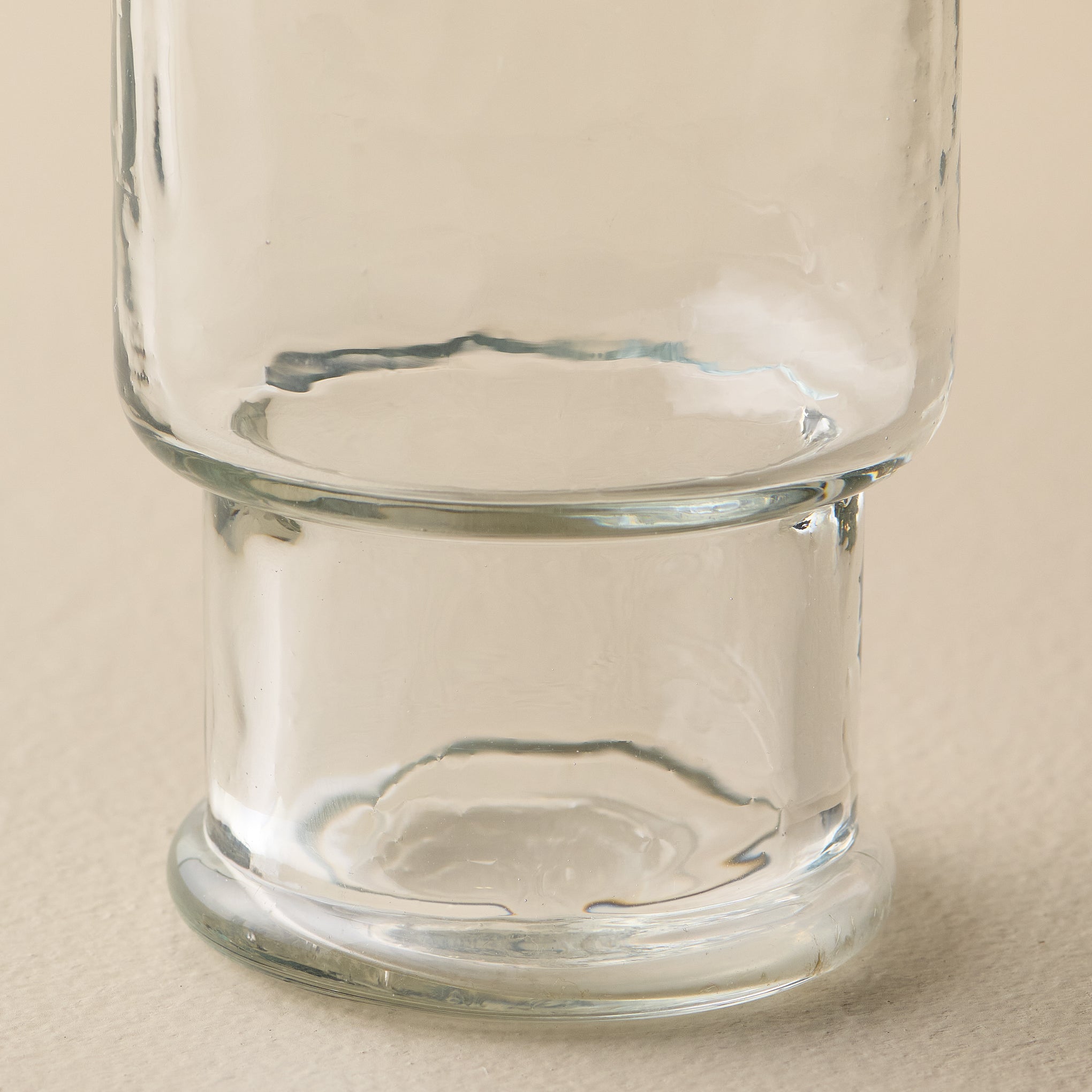 Rustic Glass Stacking Tumbler