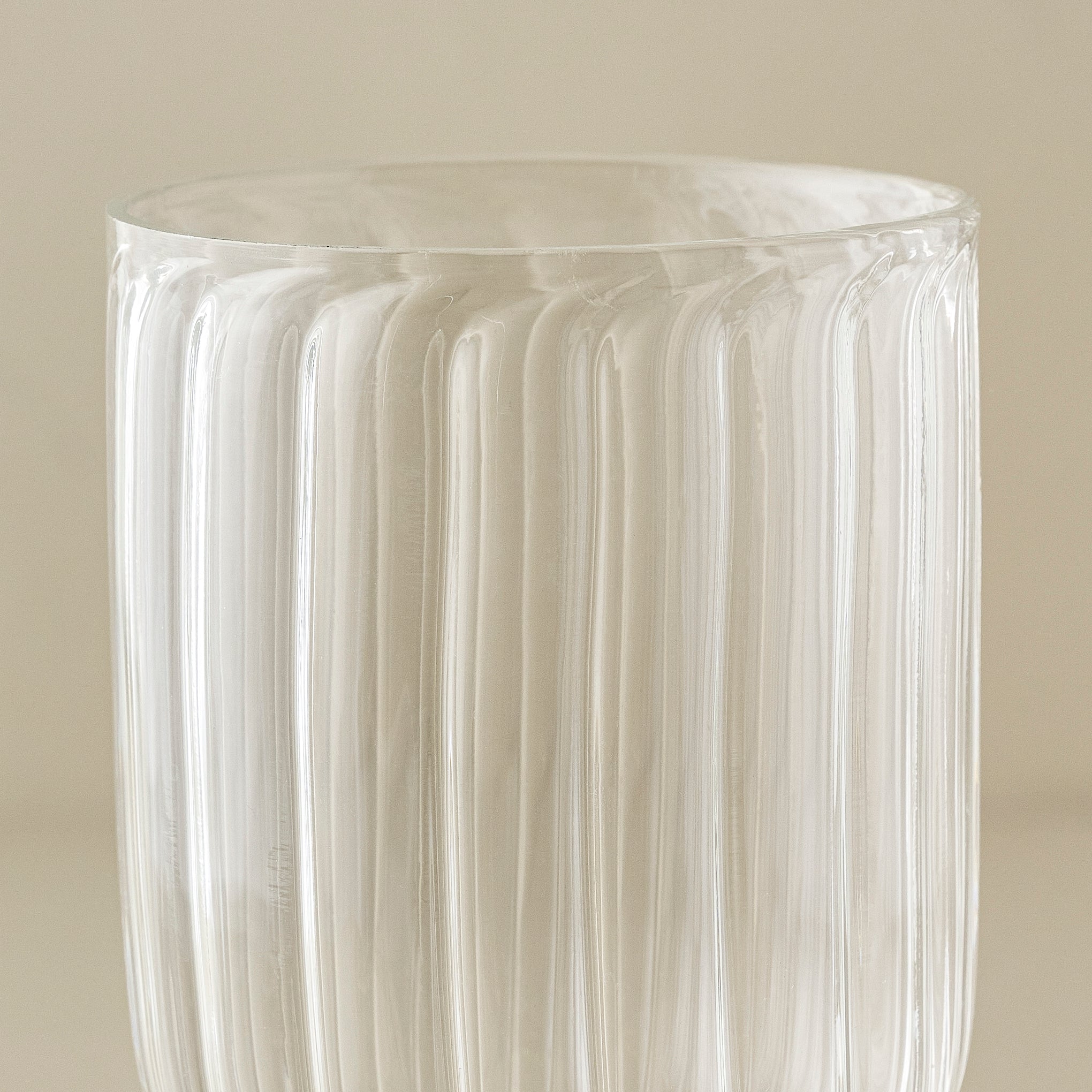 Fluted Wine Glass