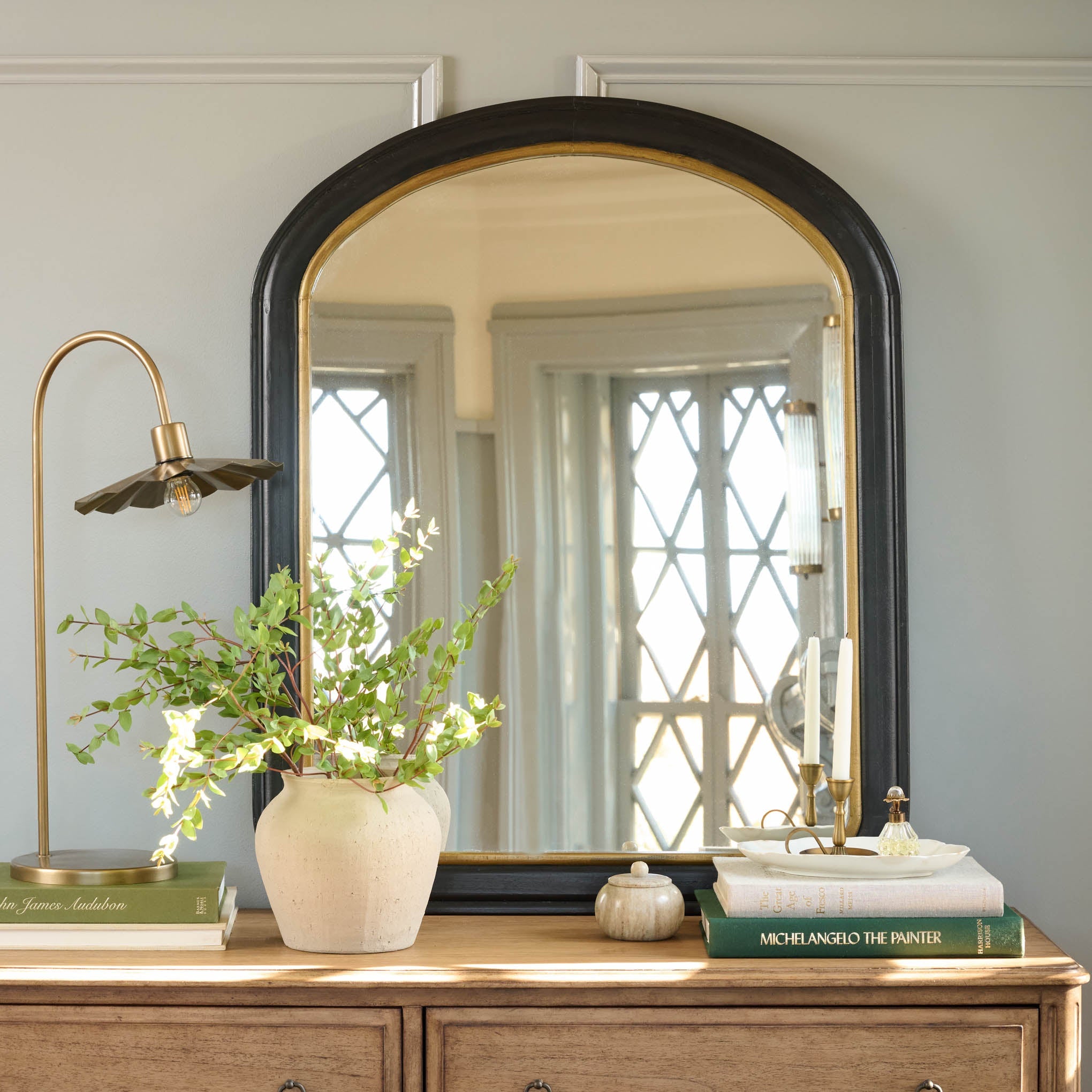Lulu Brass Petal Lamp