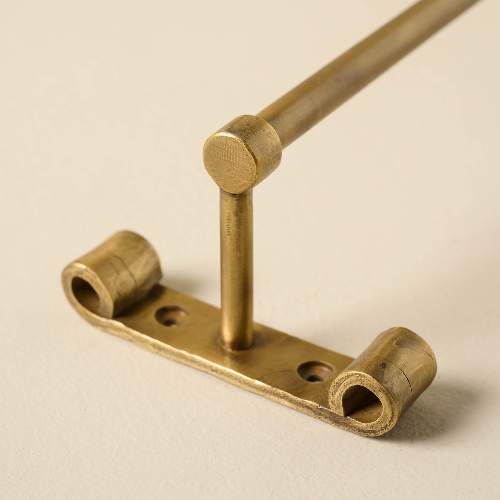 Duke Brass Rail with Hooks