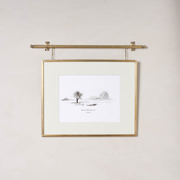 Colleen Brass Rail Picture Frame
