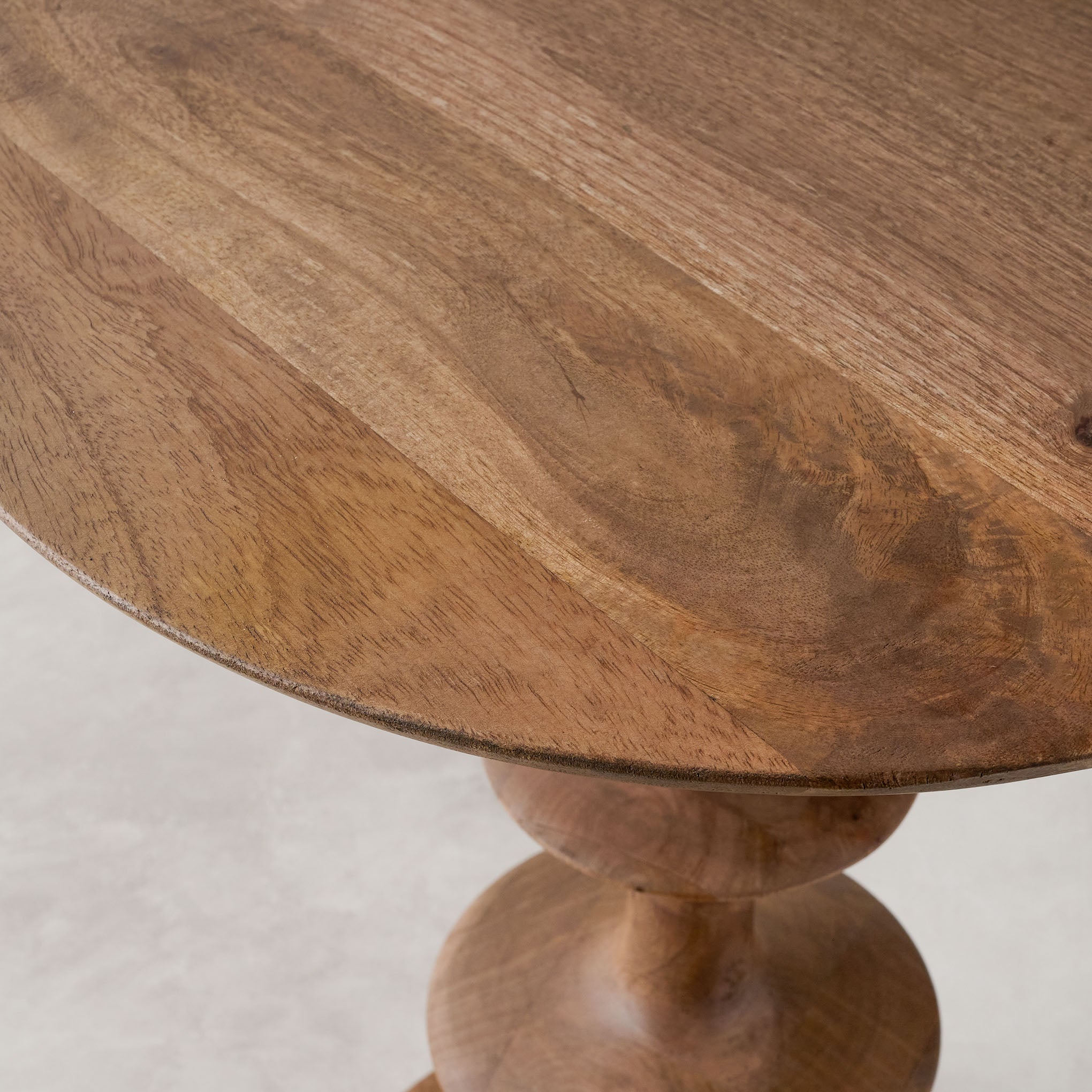 Enzo Turned Wood Side Table