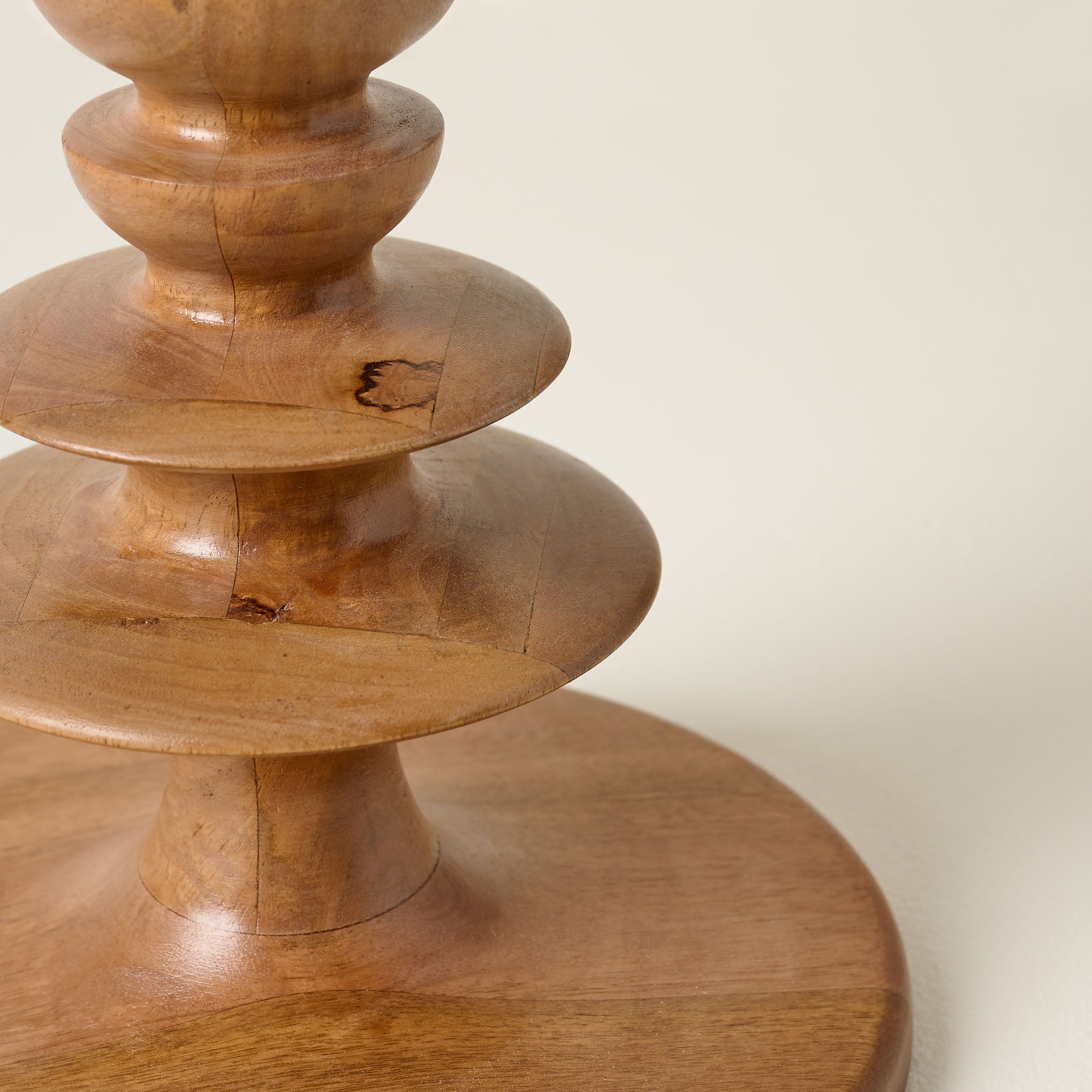 Enzo Turned Wood Table Lamp