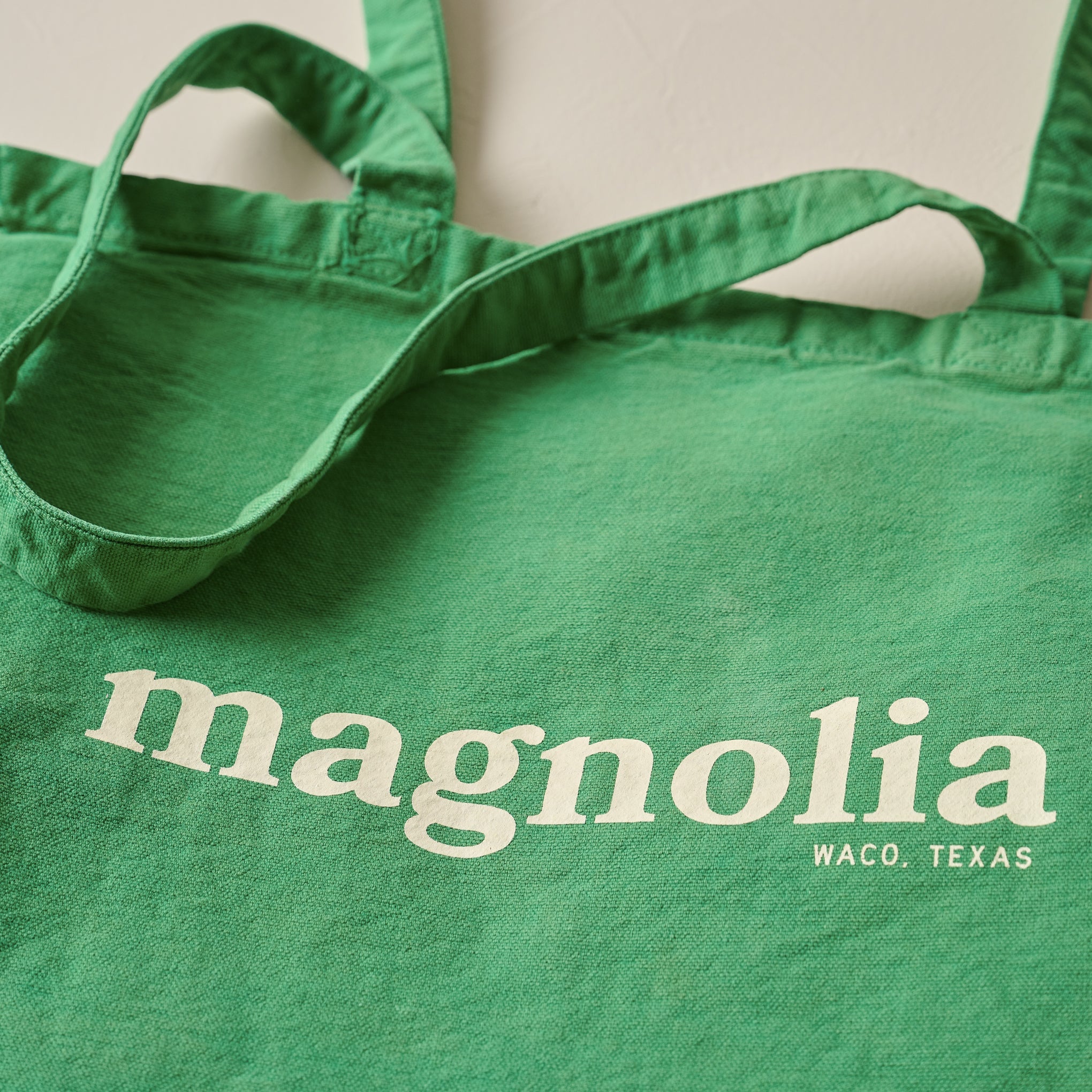 Magnolia Kelly Green Retro Tote