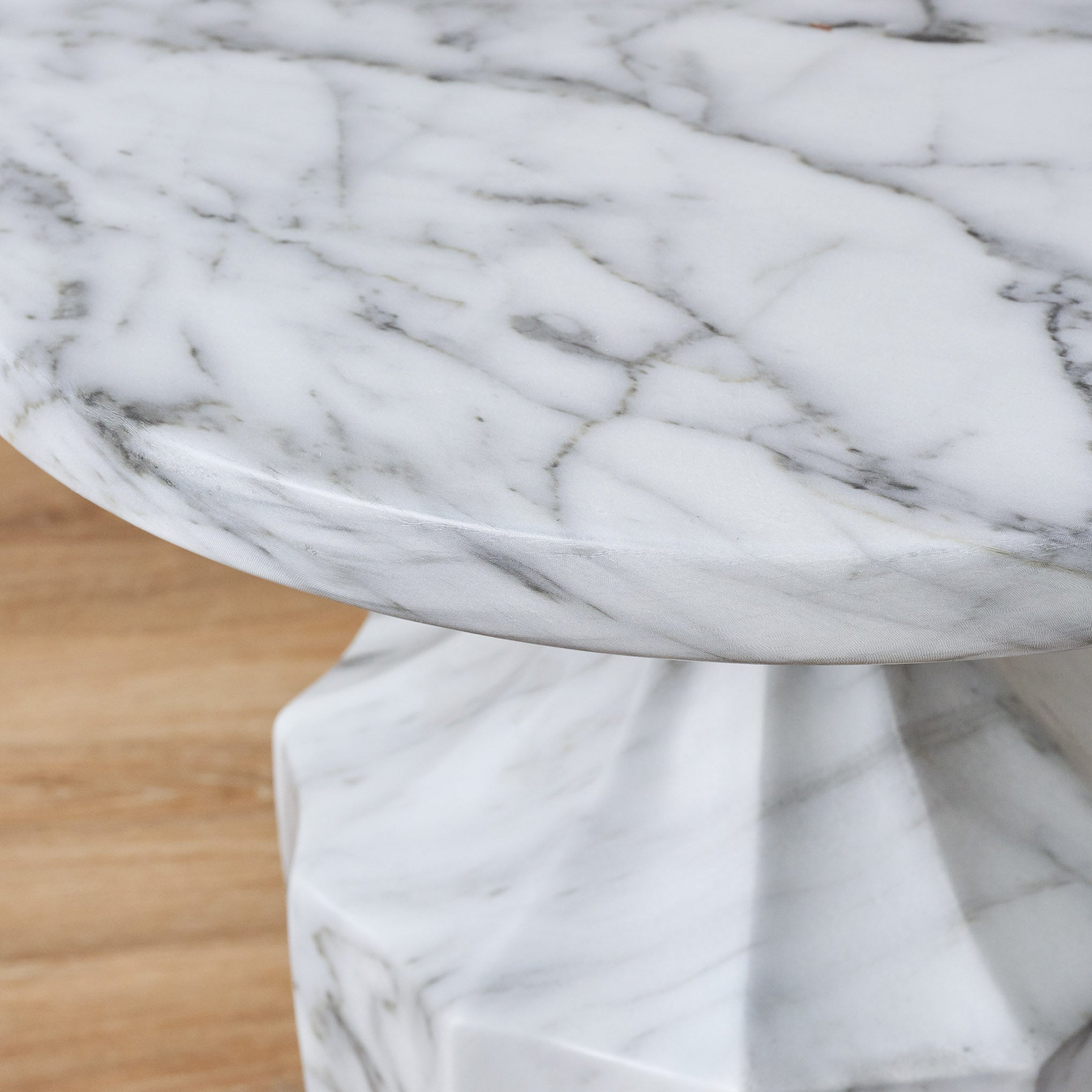 Fluted End Table