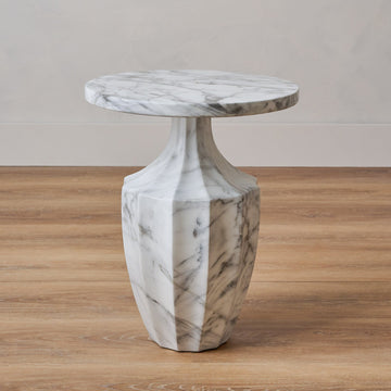 Fluted End Table