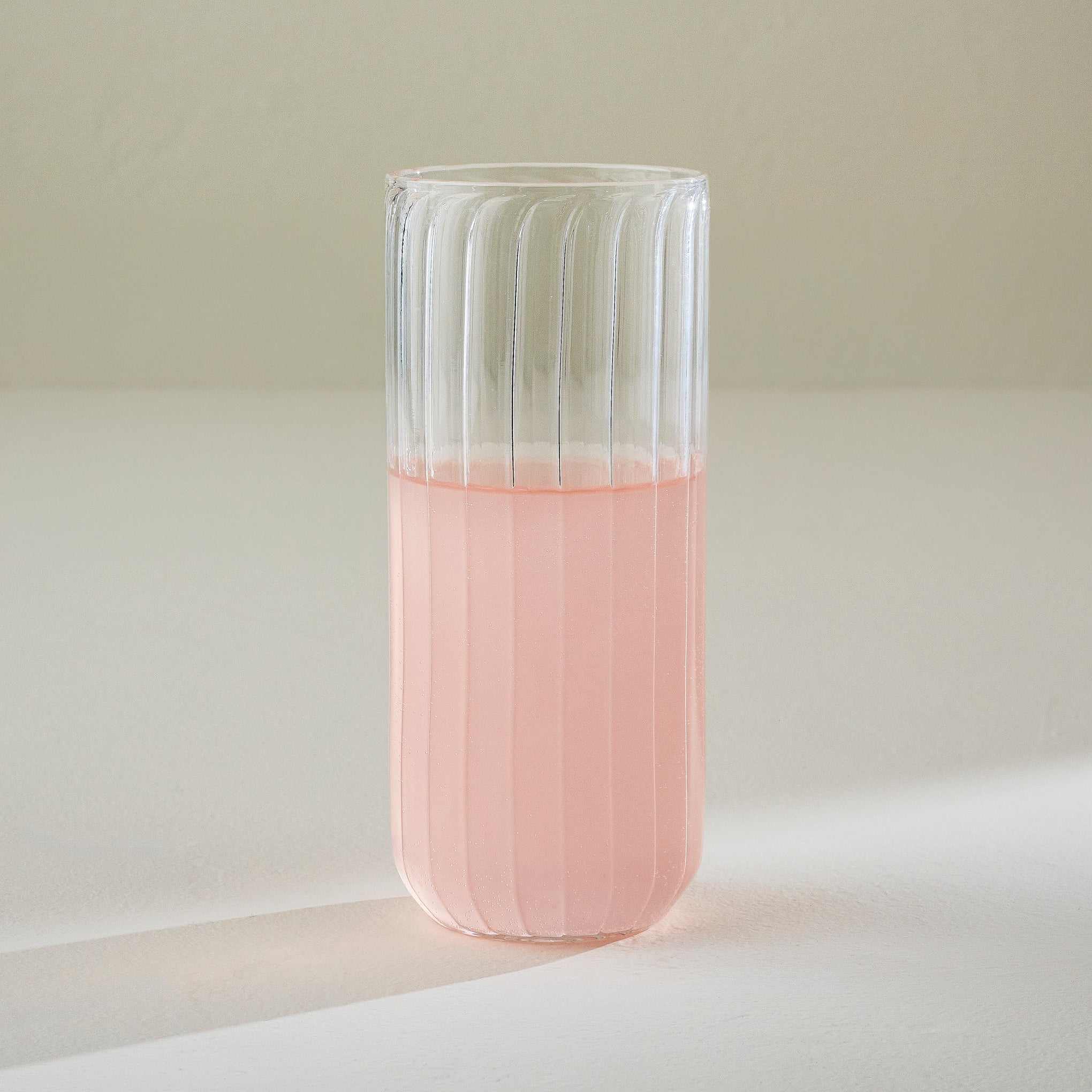 Fluted Glass Tumbler