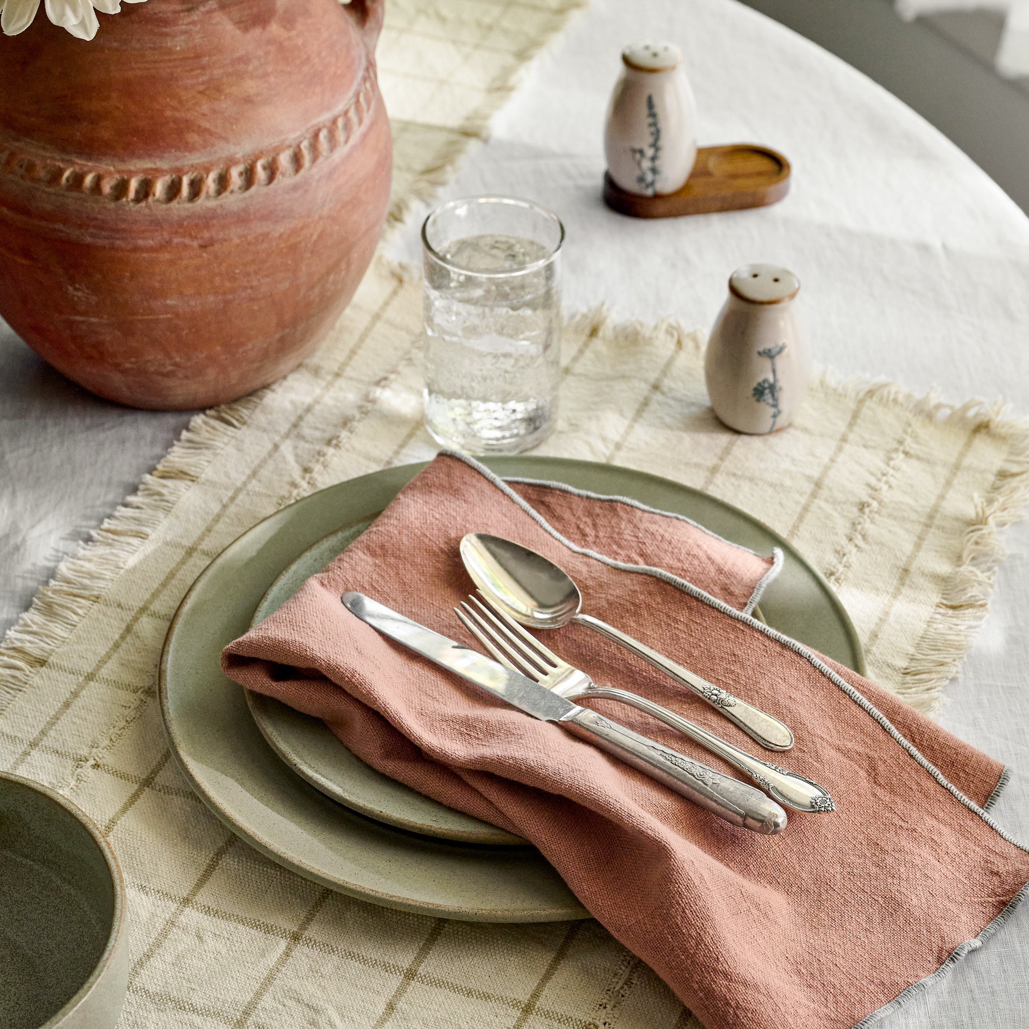 Dawn Rose Napkin Set of Four