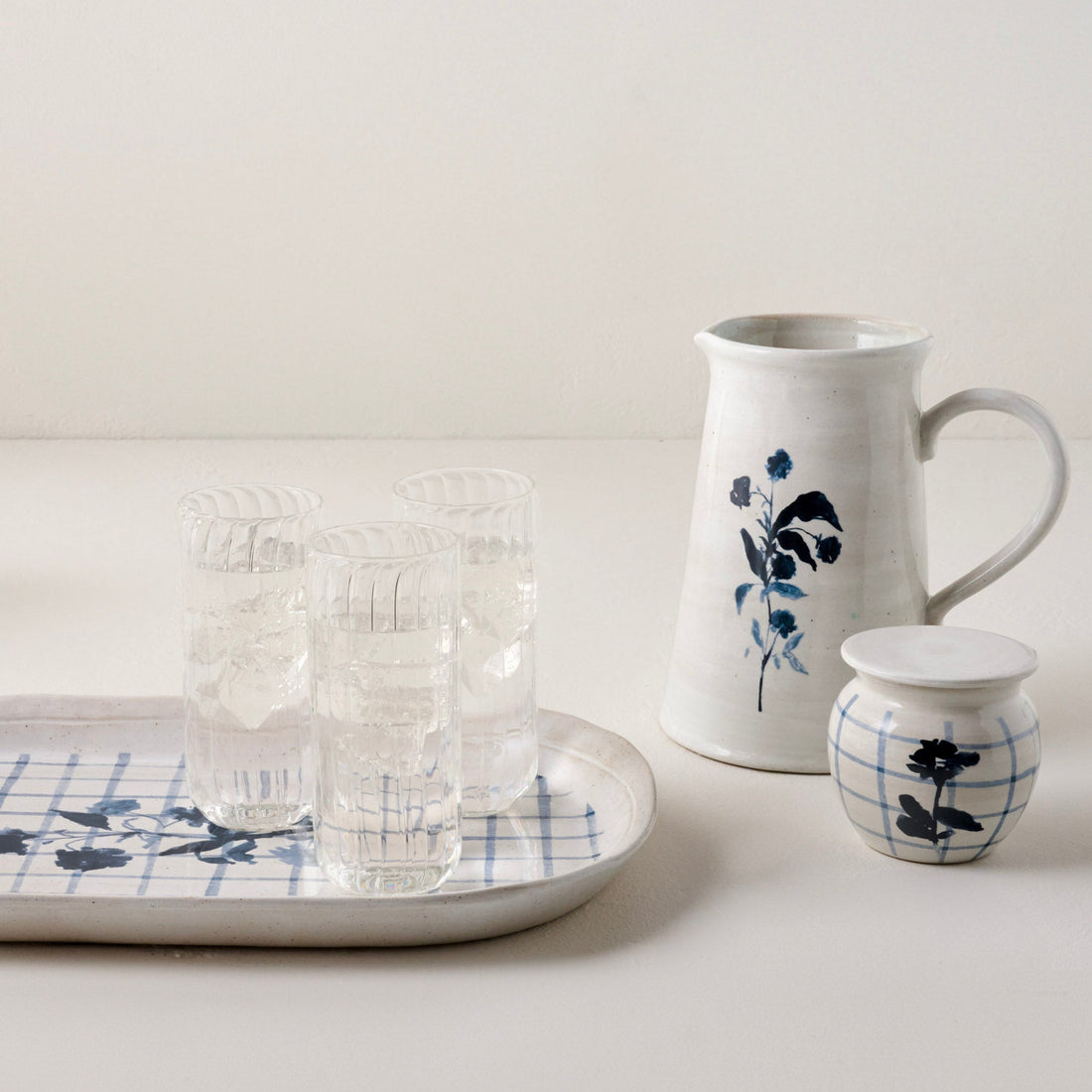 Lila Floral Serving Platter