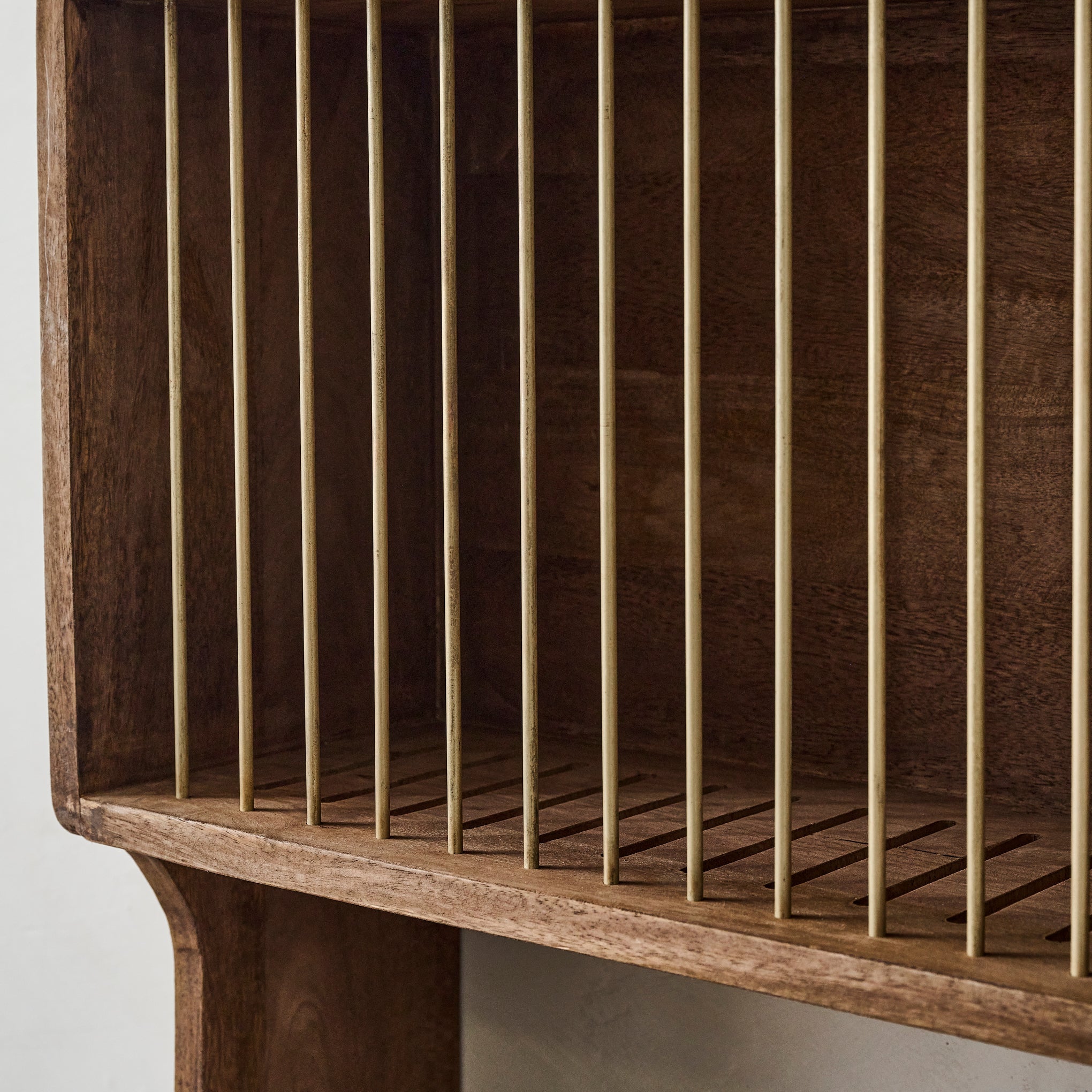 Quinn Wooden Dish Cabinet