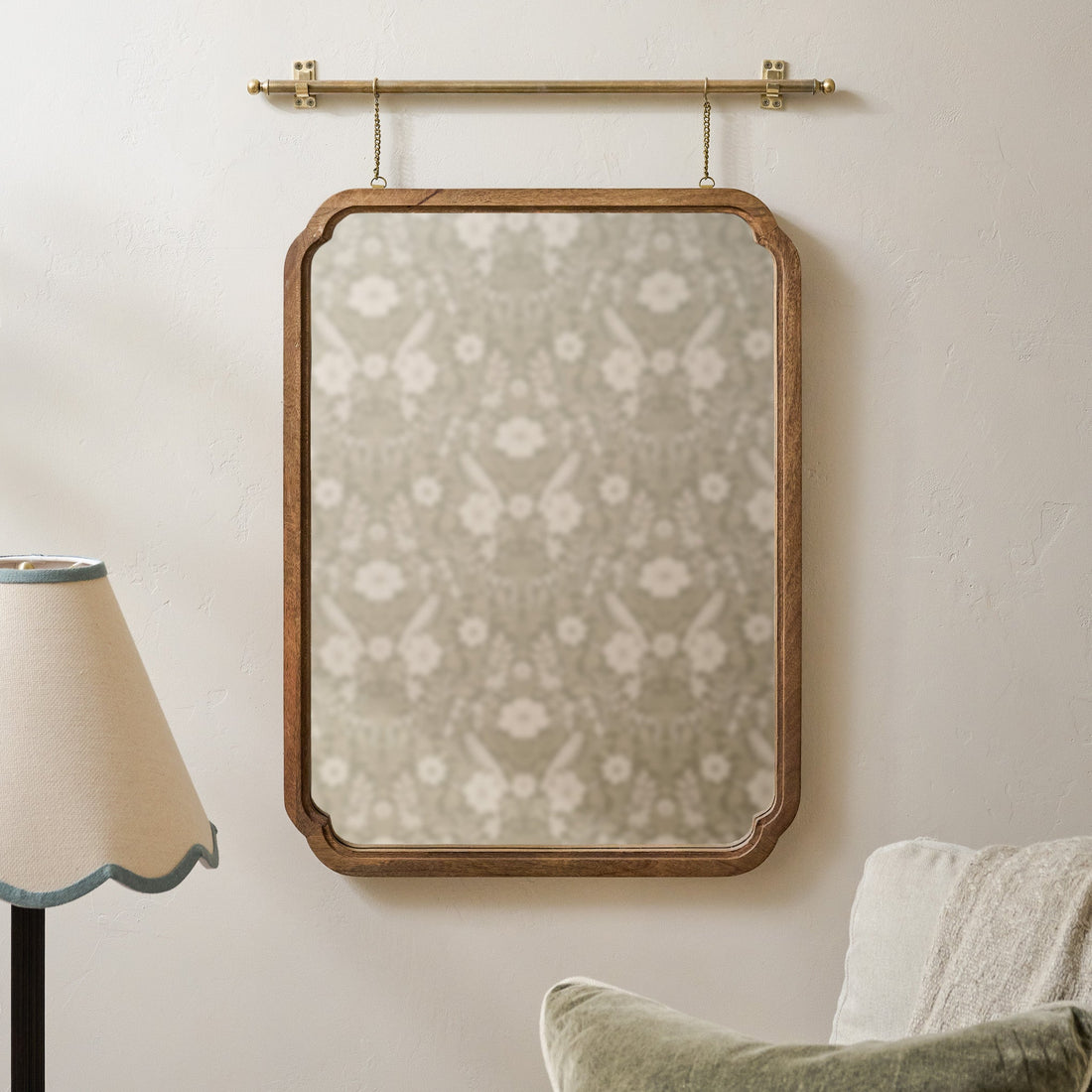 Colleen Wood Framed Wall Mirror