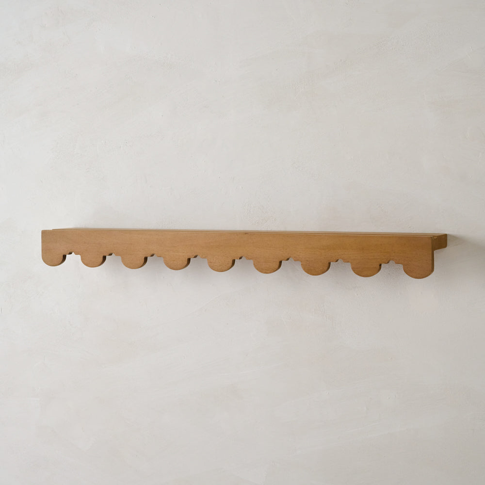 Linnea Antiqued Wood Picture Ledge
