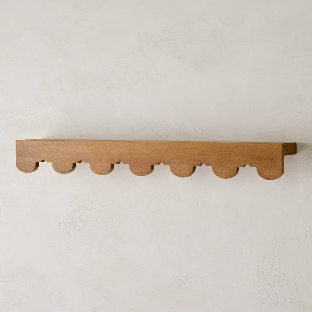Linnea Antiqued Wood Picture Ledge