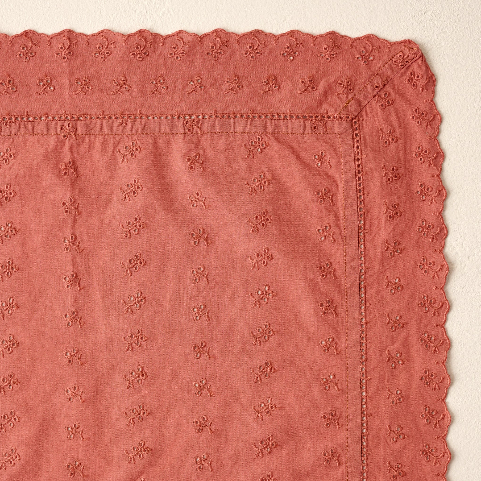 Apricot Eyelet Napkin Set of Four