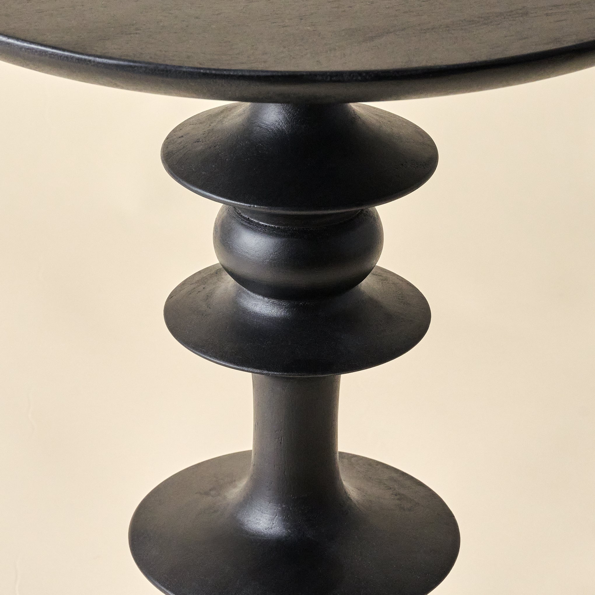 Enzo Turned Wood Side Table