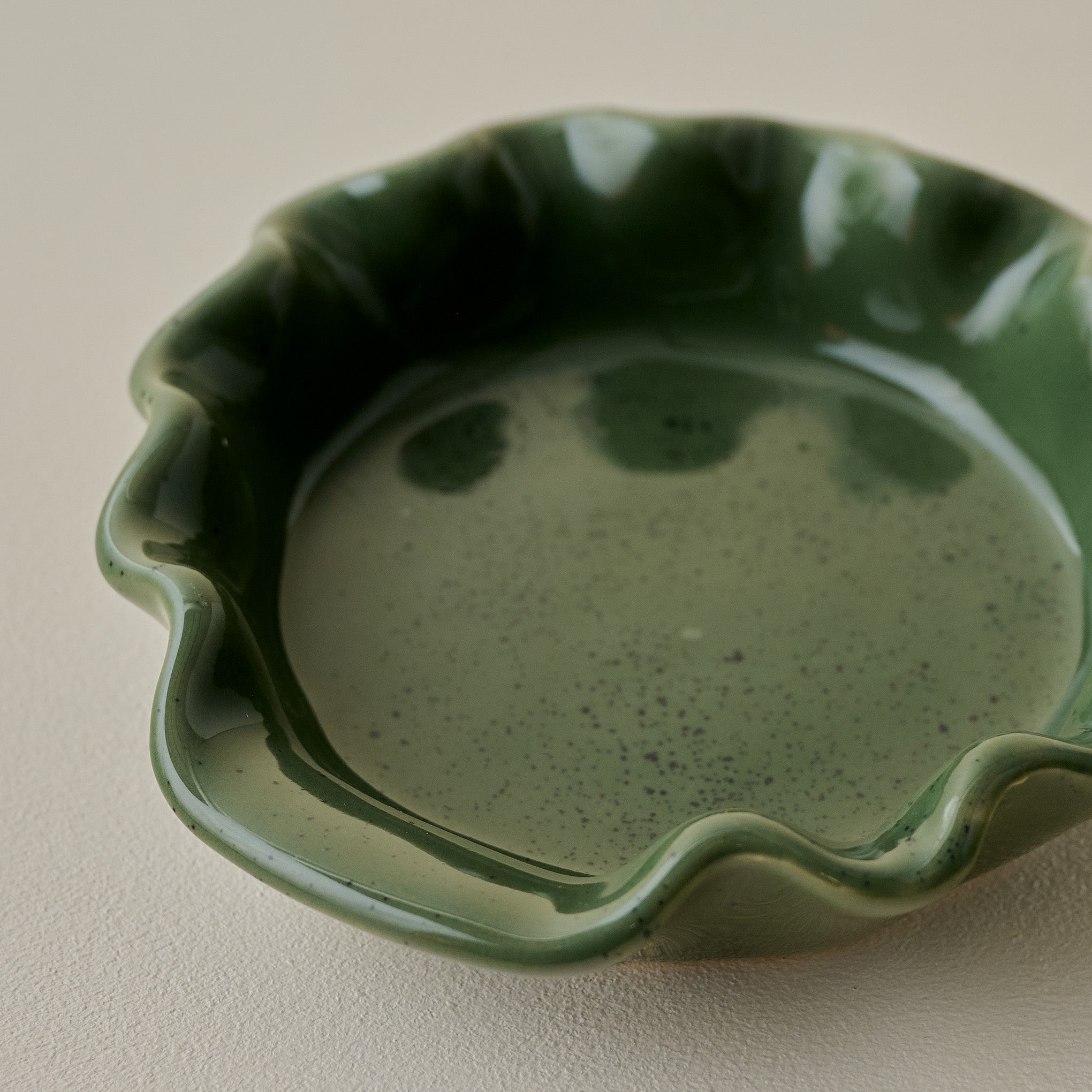 Forest Green Speckle Spoon Rest