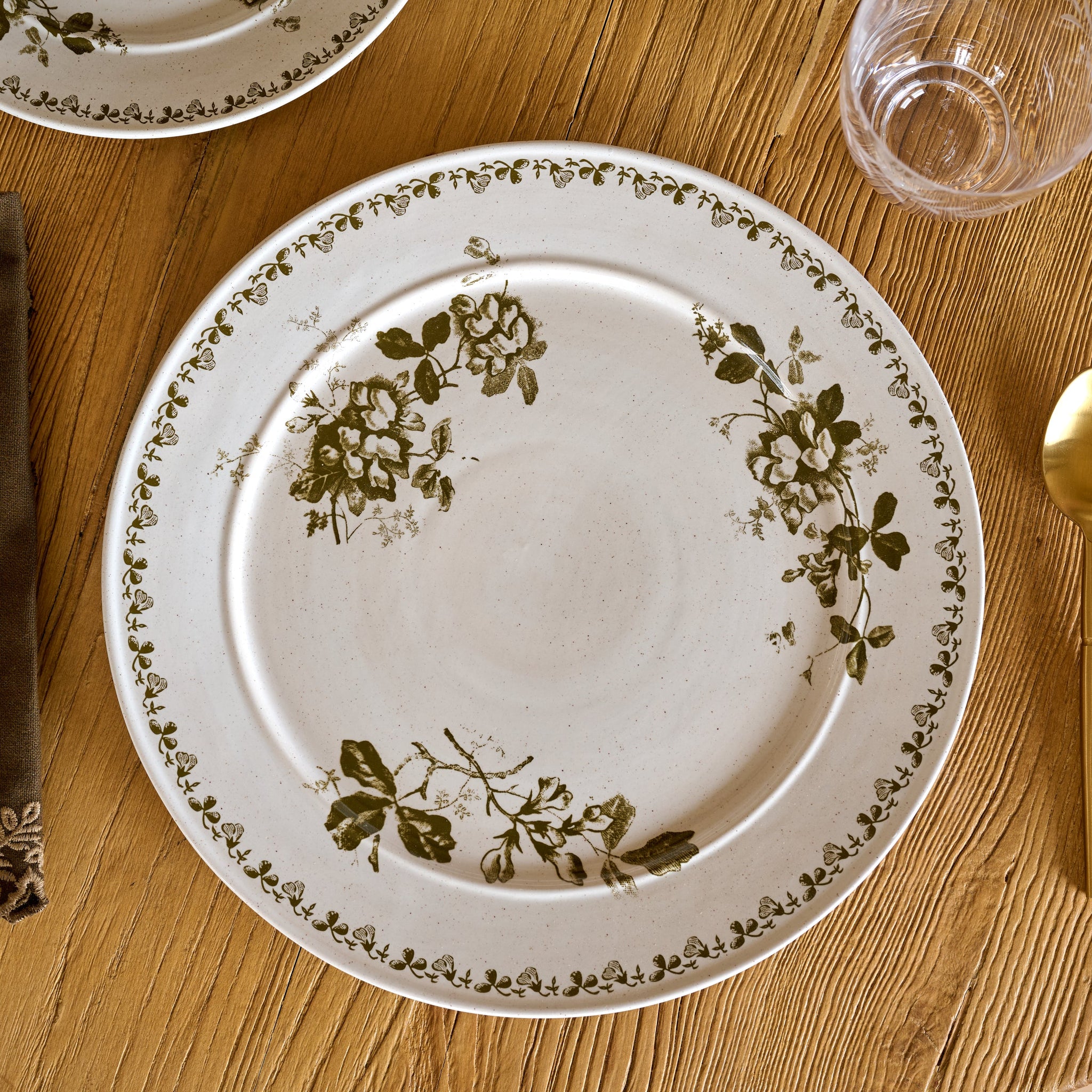 Heirloom Garden Floral Plate