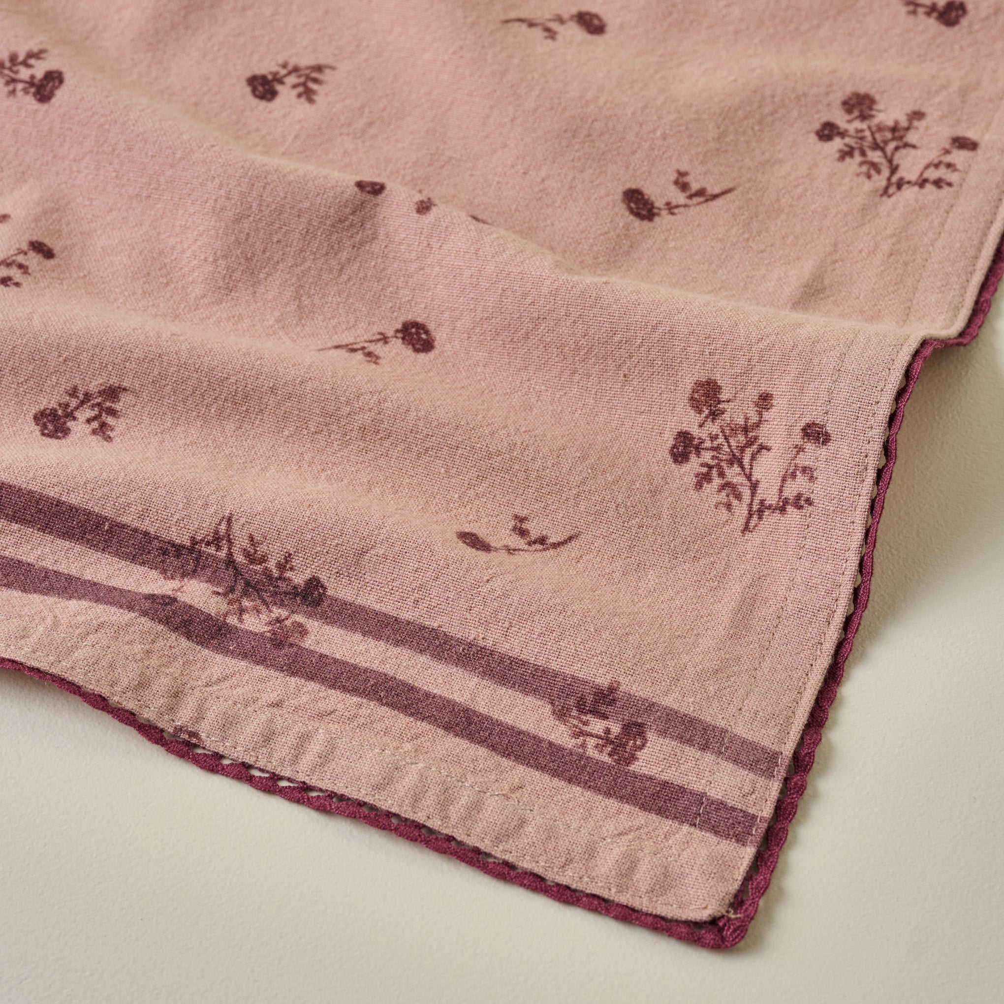 Magnolia Blush Ditsy Rose Napkin Set of Four