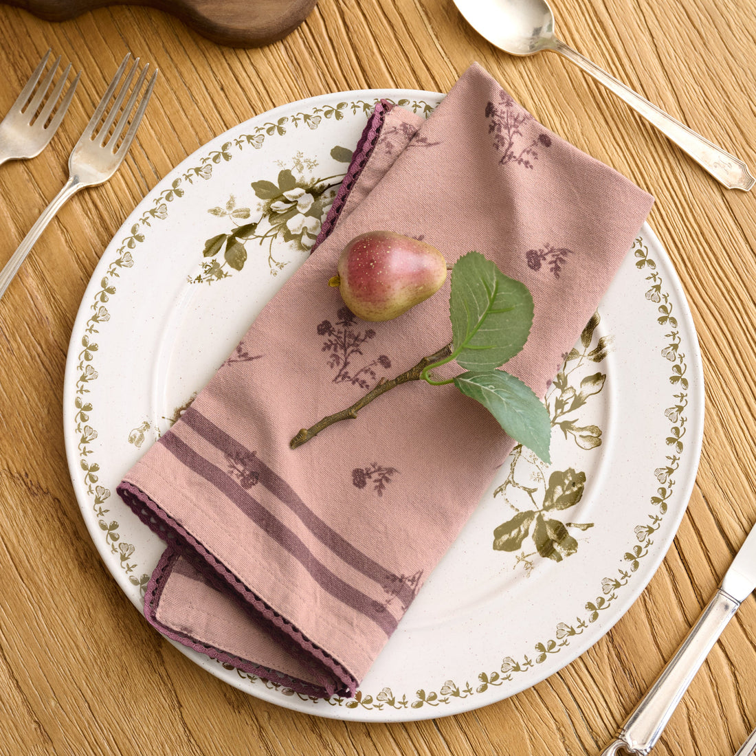 Magnolia Blush Ditsy Rose Napkin Set of Four