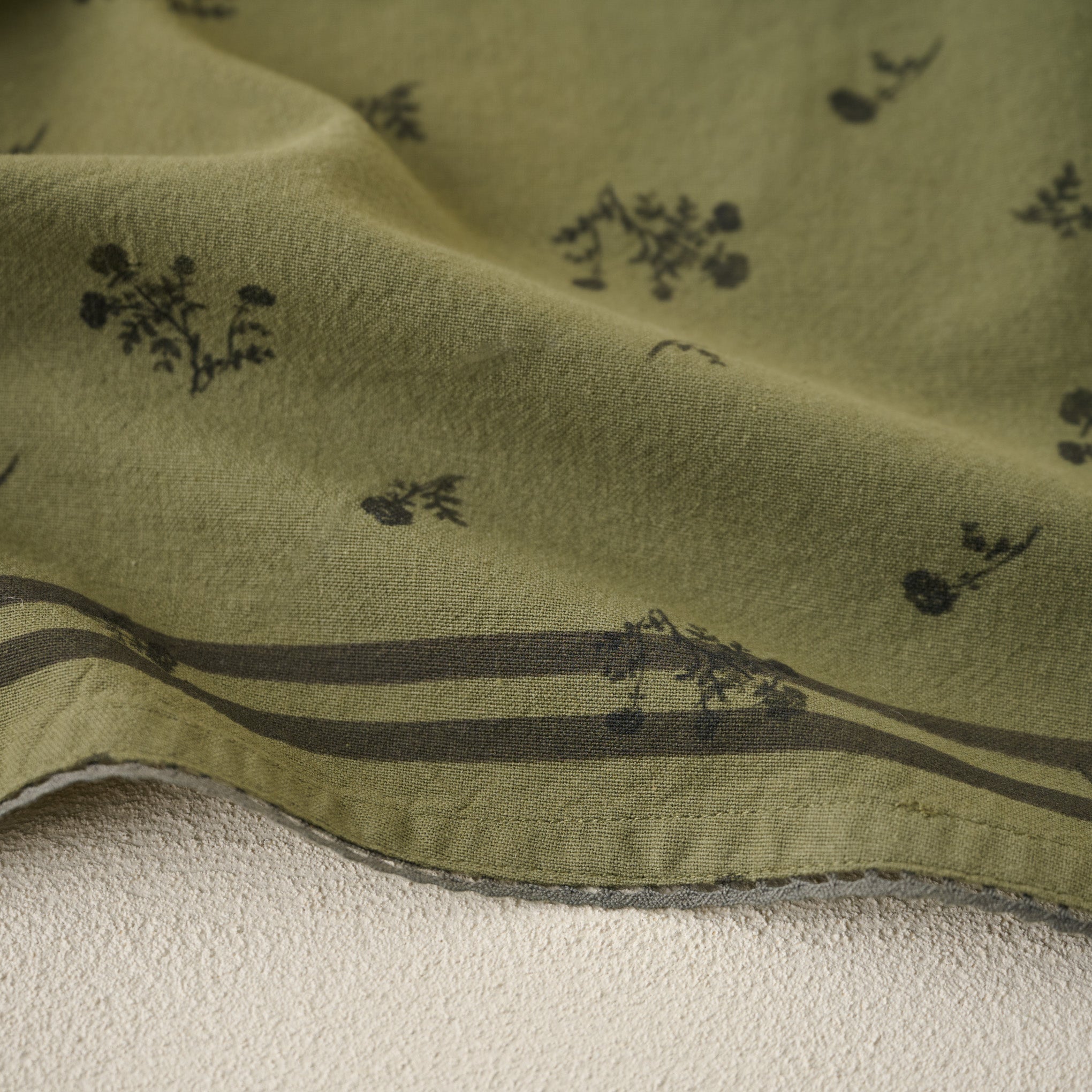 Magnolia Green Ditsy Rose Napkin Set of Four