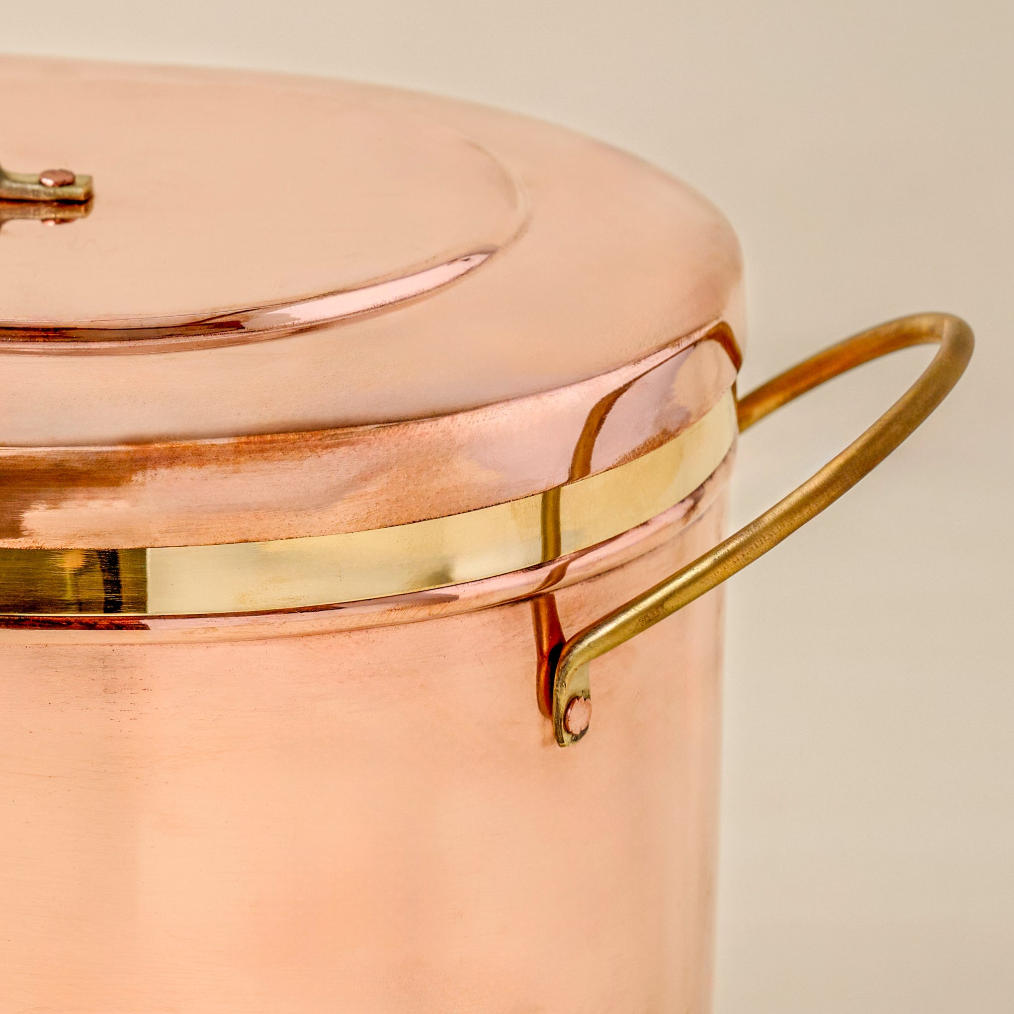 Magnolia Copper Bread Box