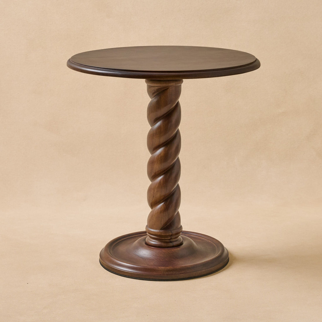 Barley Twist Round Accent Table