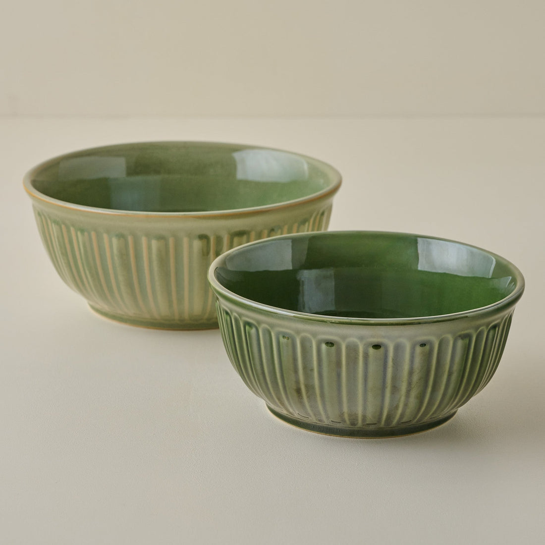 The Cottage Collection Laurel Green Mixing Bowl Set