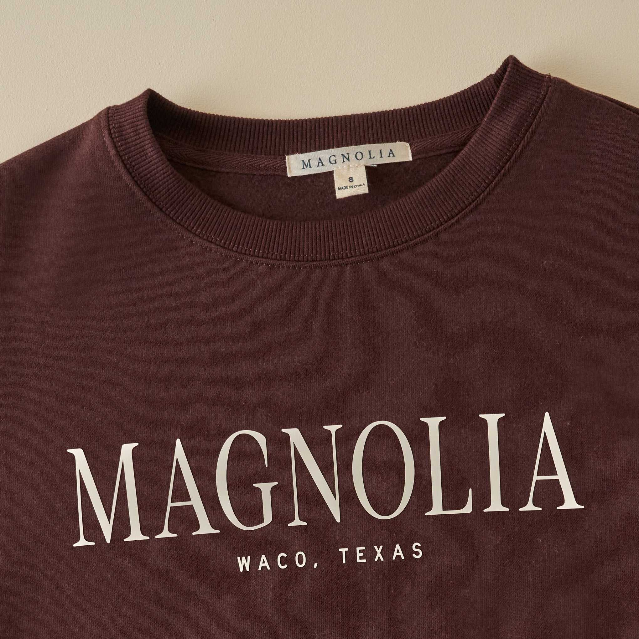 Magnolia Chocolate Soft Fleece Sweatshirt