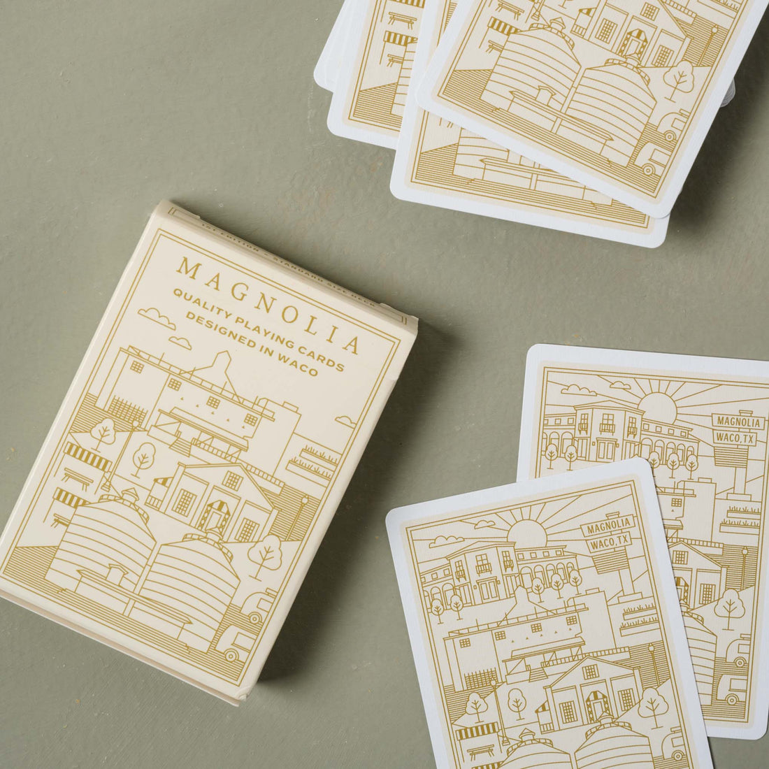 Magnolia Ivory Playing Cards