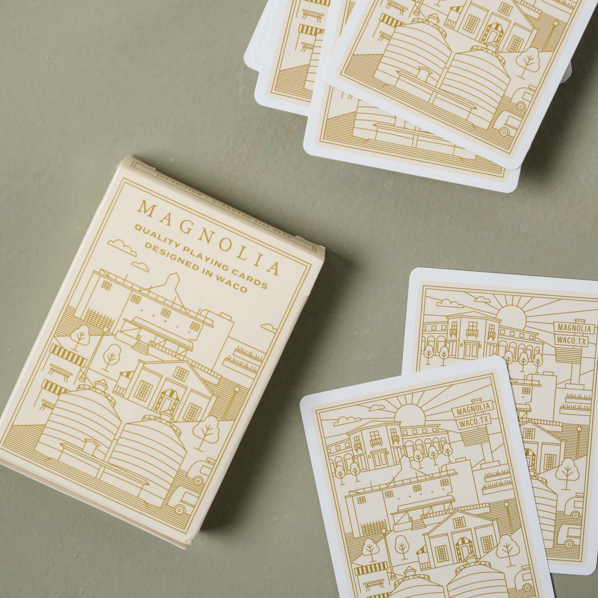Magnolia Ivory Playing Cards